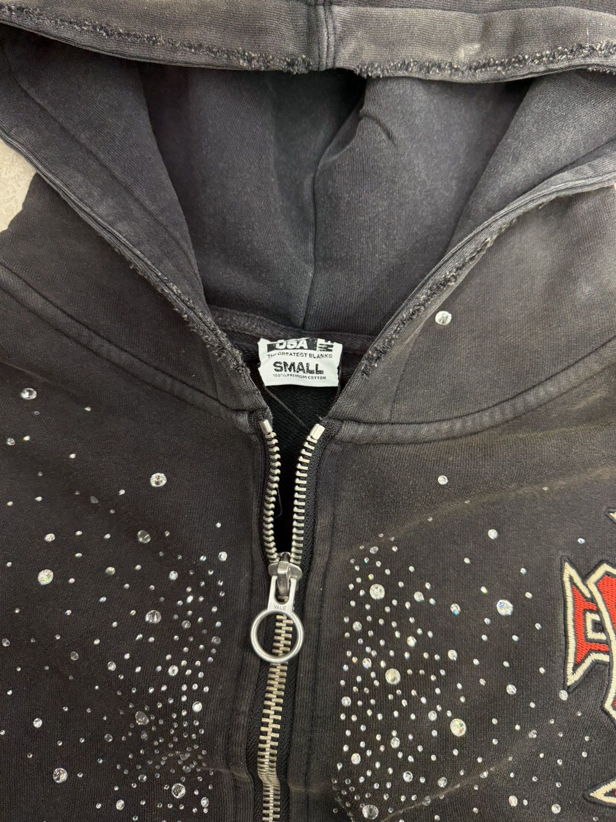 Vale VALE FOREVER BLACK PLUTO ZIP UP HOODIE Size US S / EU 44-46 / 1 - 11 Thumbnail