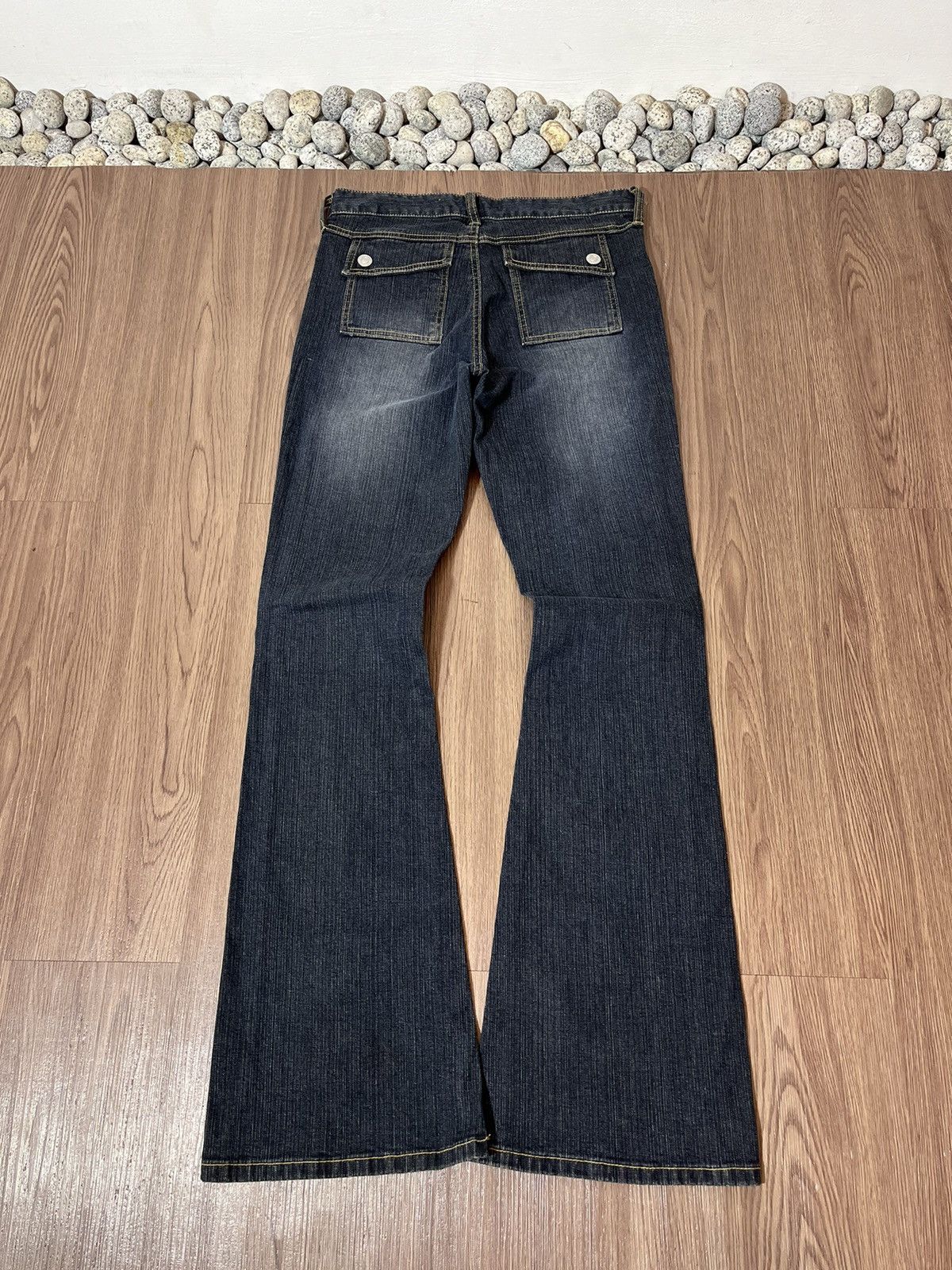 If Six Was Nine × Japanese Brand × Tornado Mart Daily Topics Japan Flared Bush Jeans Size US 29 - 6 Thumbnail