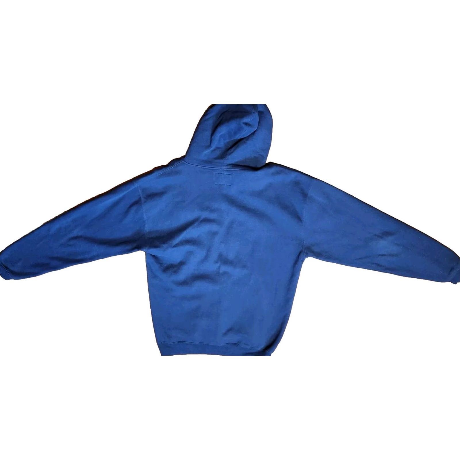 Vintage VINTAGE J. America Illinois Hoodie Mens 2XL Sweatshirt Illini Chief Embroidered Blue Graphic Print Hoodie Mens XL? Size US XXL / EU 58 / 5 - 3 Thumbnail