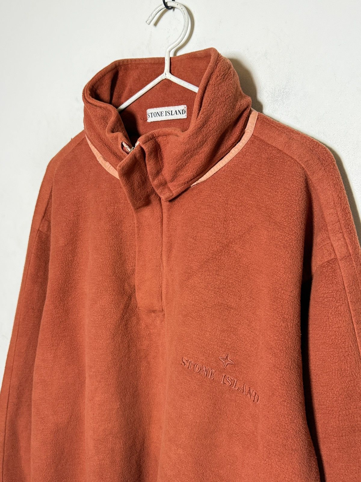 Stone Island Vintage Stone Island Marina fleece hoodie Size US L / EU 52-54 / 3 - 14 Thumbnail