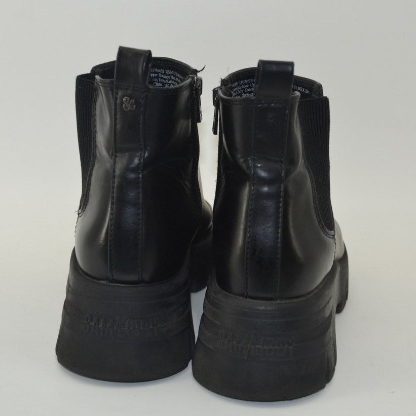 Other Sam & Libby Chunky Boots Whimsygothic Black Faux Leather 9.5 Size US 9.5 / IT 39.5 - 6 Thumbnail