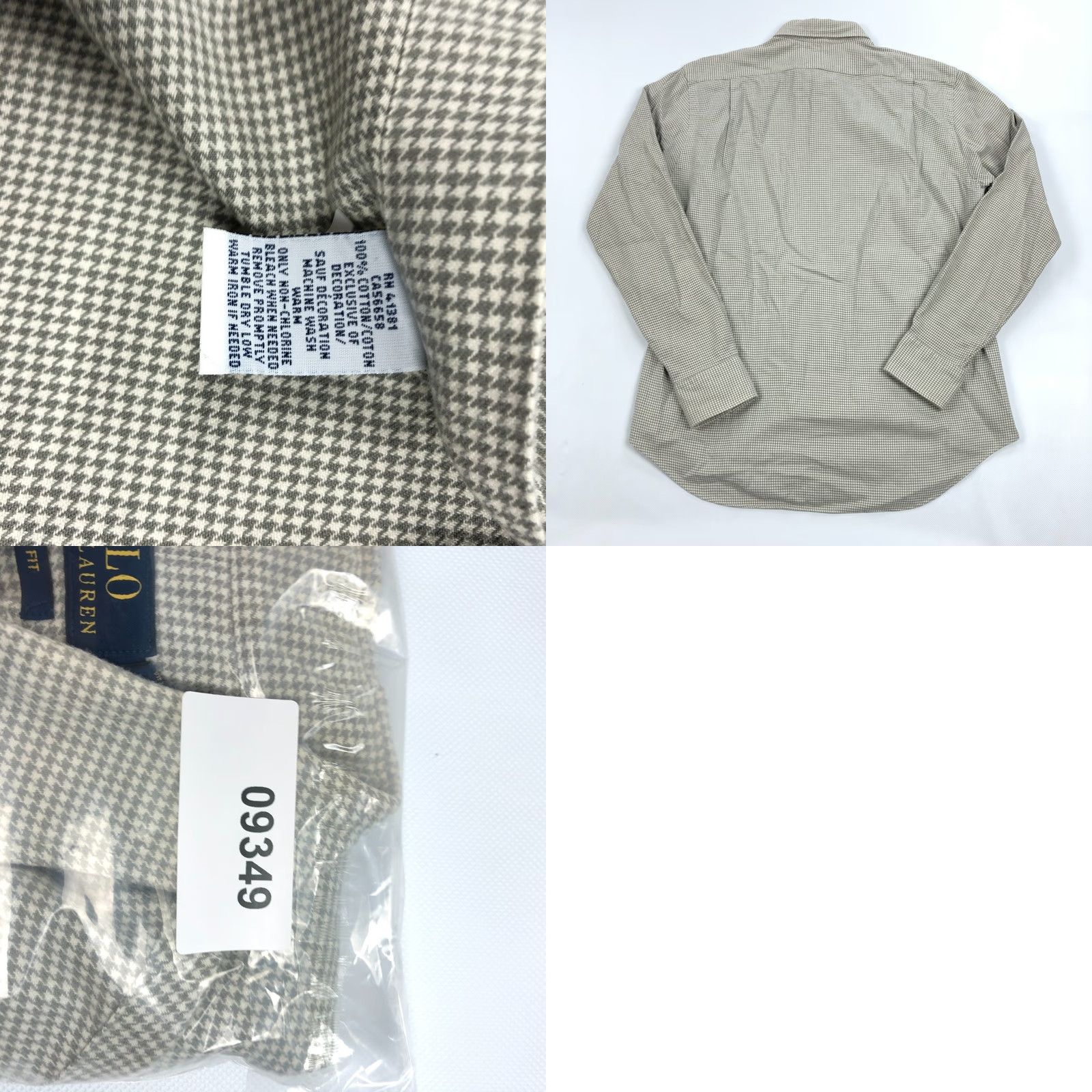 Ralph Lauren Ralph Lauren Shirt Mens Large Slim Fit Houndstooth Long Sleeve Button Size US L / EU 52-54 / 3 - 8 Thumbnail