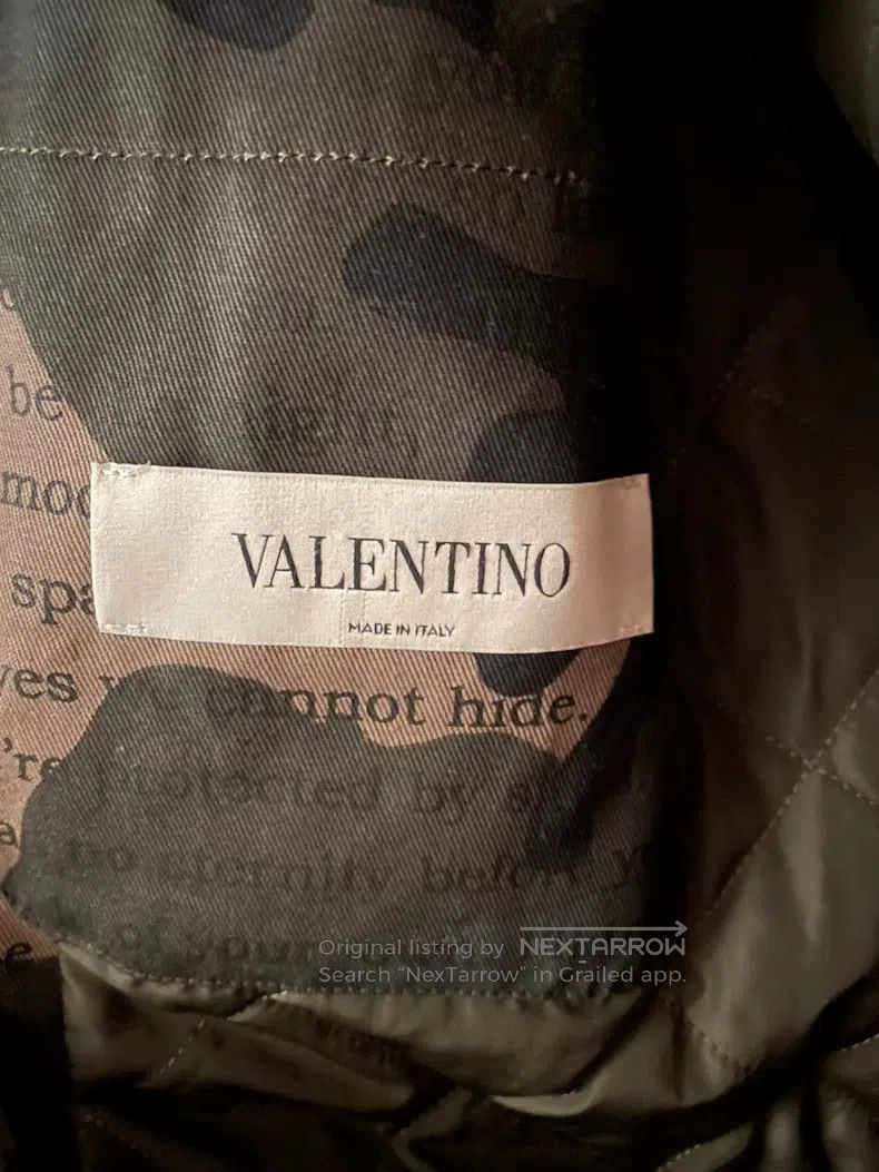 Valentino Valentino Men's military green camouflage red letter beade Size US M / EU 48-50 / 2 - 4 Thumbnail