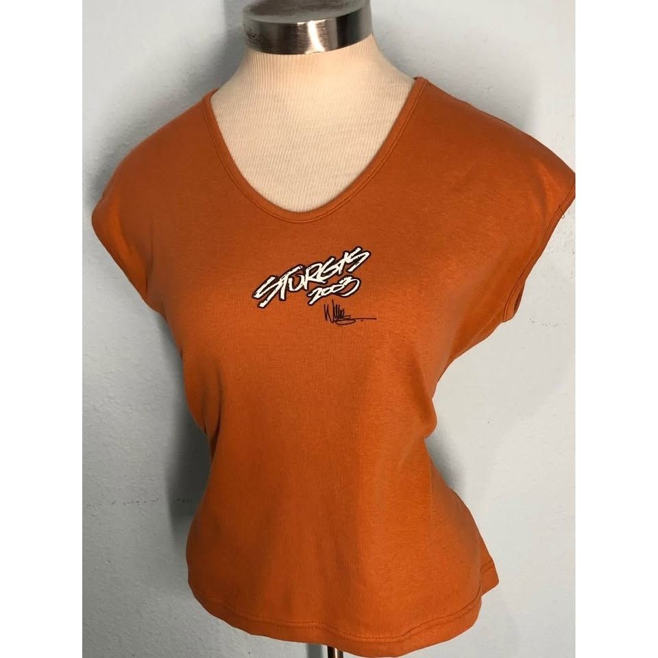 Harley Davidson × Vintage VTG 2003 Harley Davidson Shirt Large Women, Wille G Size L / US 10 / IT 46 - 1 Thumbnail