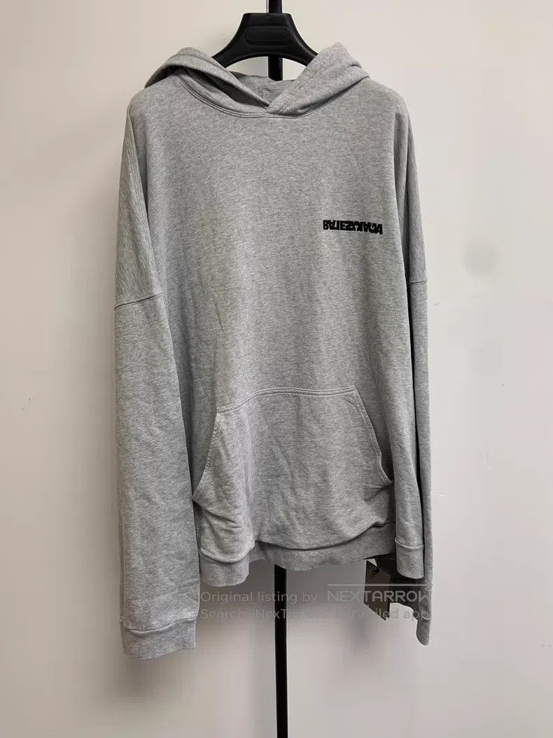 Balenciaga Balenciaga Logo printed hooded zip-up long-sleeve sweatshi Size US XXL / EU 58 / 5 - 1 Thumbnail