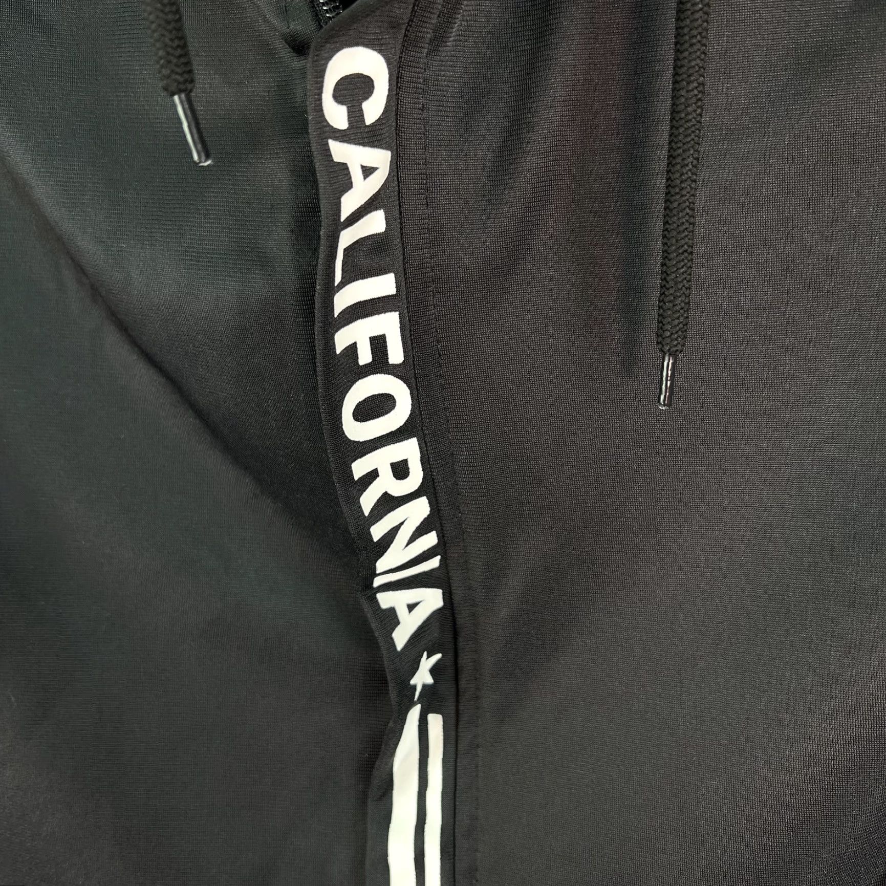 Vintage Deluxe Hoodie Mens Full Zip Black California Long Sleeves Size XL Original Size US XL / EU 56 / 4 - 4 Thumbnail