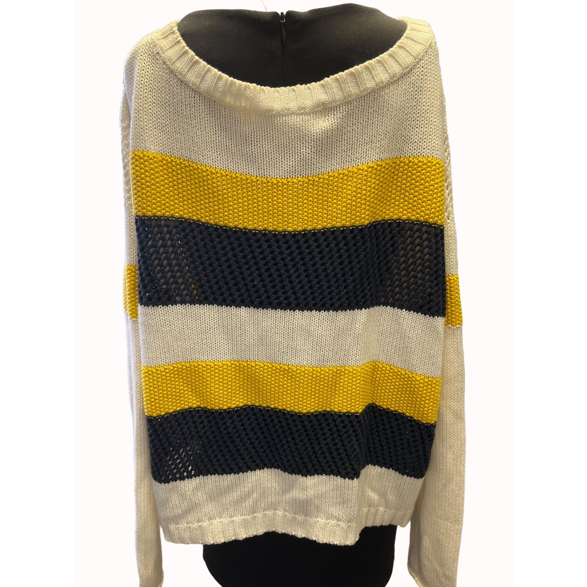 Vintage Havana Vintage Havana Women's Beige Knitted Sweater/Pullover Size M Size M / US 6-8 / IT 42-44 - 2 Thumbnail