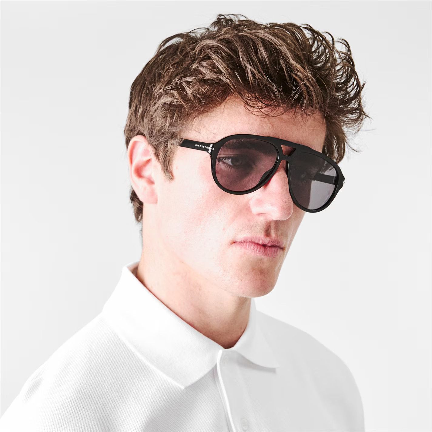 Gucci o1g2r1mq0426 Size: OS / Aviator Sunglasses in Black Size ONE SIZE - 3 Thumbnail