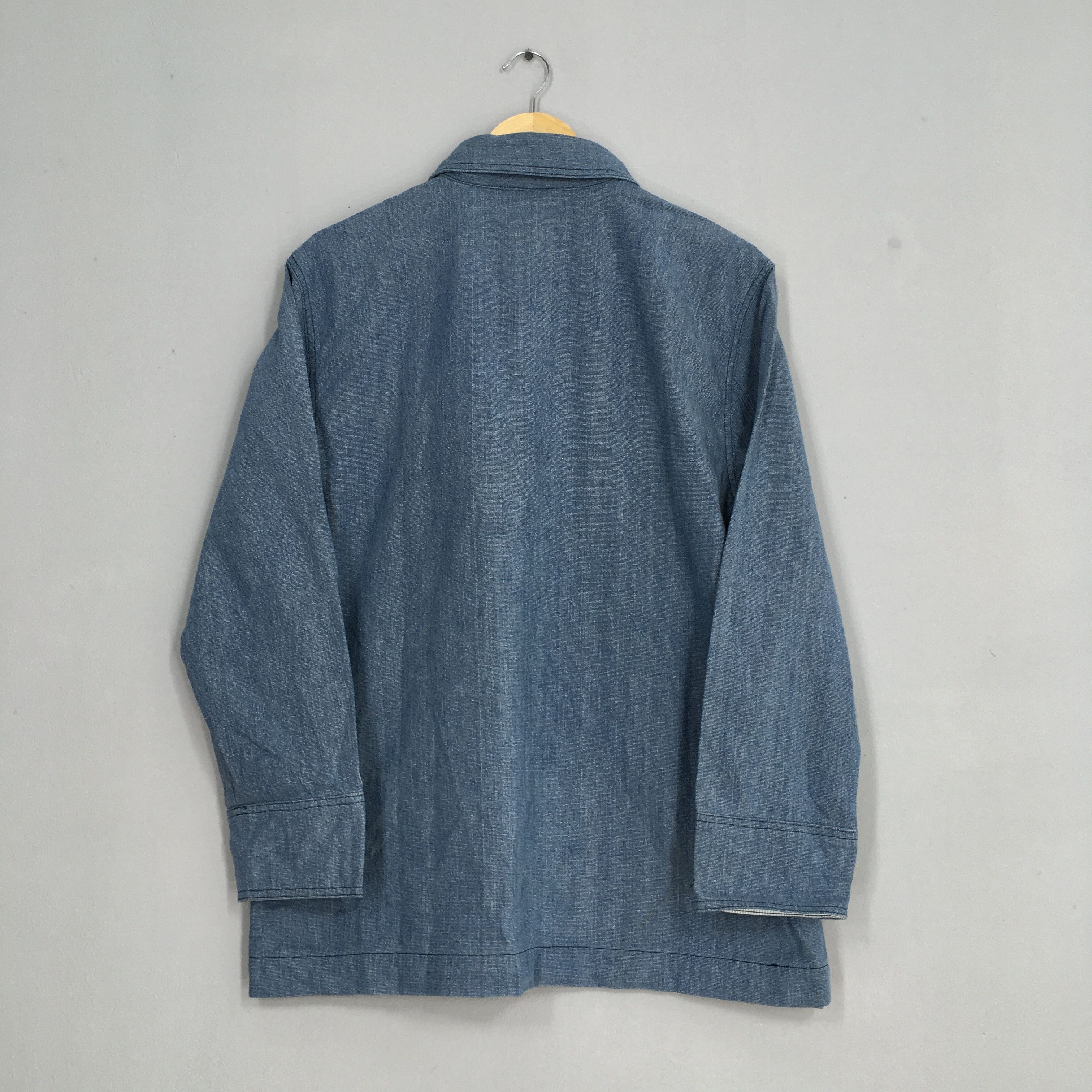 Lyle & Scott Vintage Lyle & Scott Denim Workers Jacket Large Size US L / EU 52-54 / 3 - 9 Thumbnail