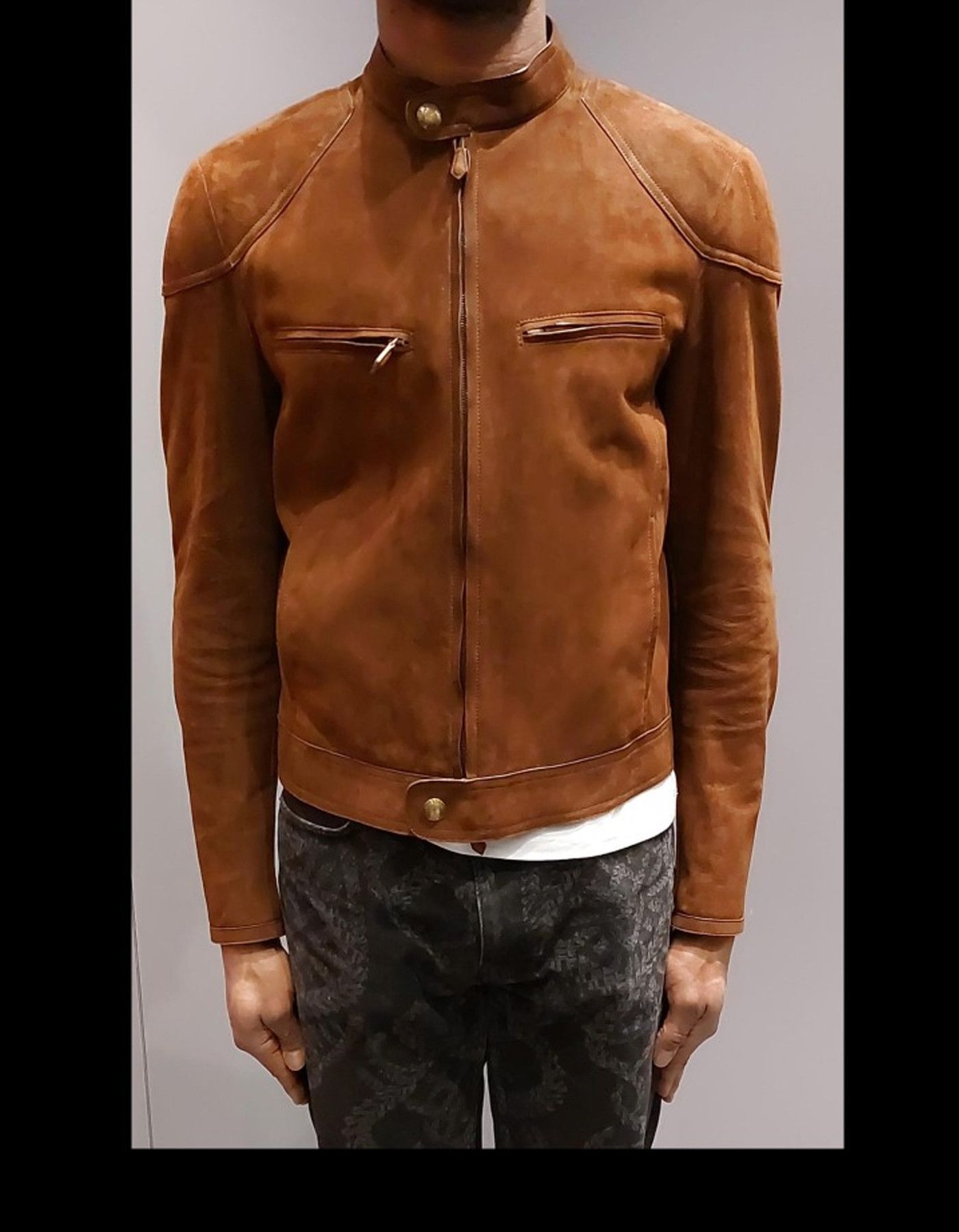 image of Tom Ford O1Loc1C0324 Bc402-M05 Outwear Jacket In Brown, Men's (Size Medium)
