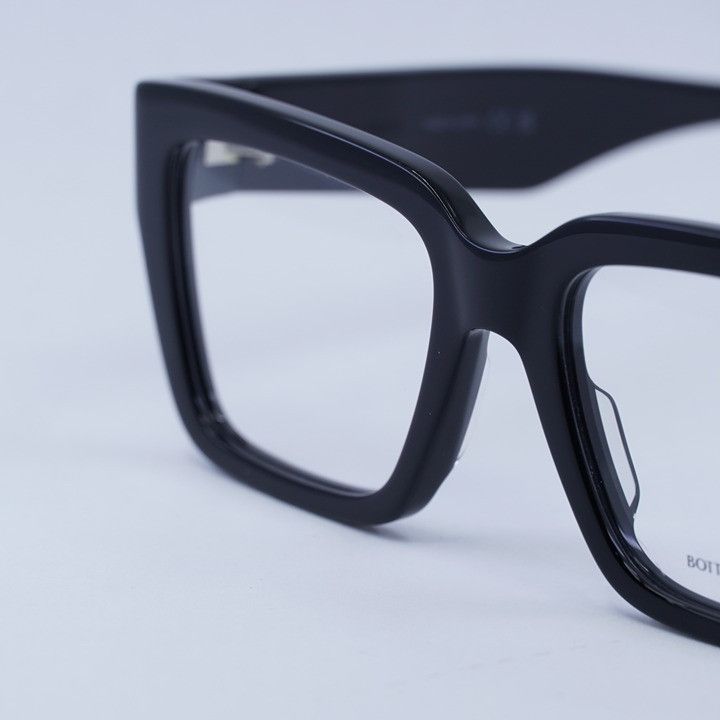Bottega Veneta Bottega Veneta BV1153O 005 Eyeglasses Black 51mm Square Size ONE SIZE - 10 Thumbnail