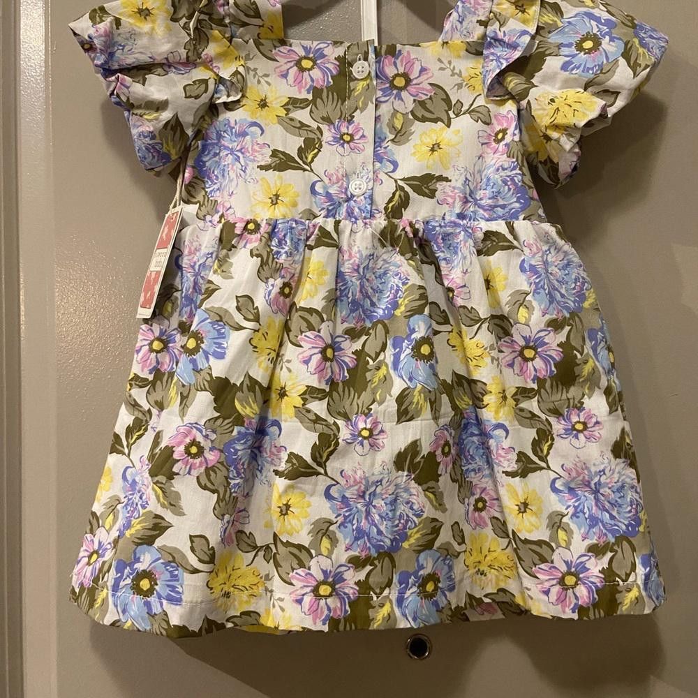 Designer Floral Fit and Flare Dress Size XXS / US 00 / IT 34 - 3 Thumbnail