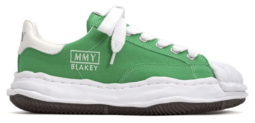 Maison MIHARA YASUHIRO Blakey Sneaker Low Green White Size US 11 / EU 44 - 1 Preview
