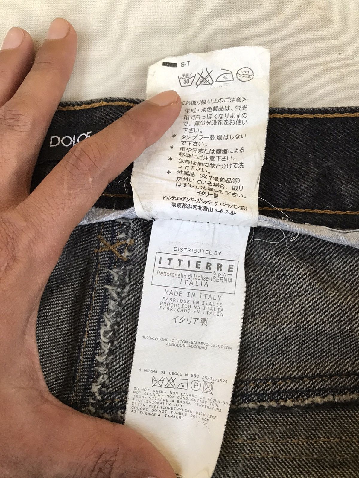 Dolce & Gabbana Rare Dolce & Gabbana Distressed Jeans Size US 33 - 7 Thumbnail