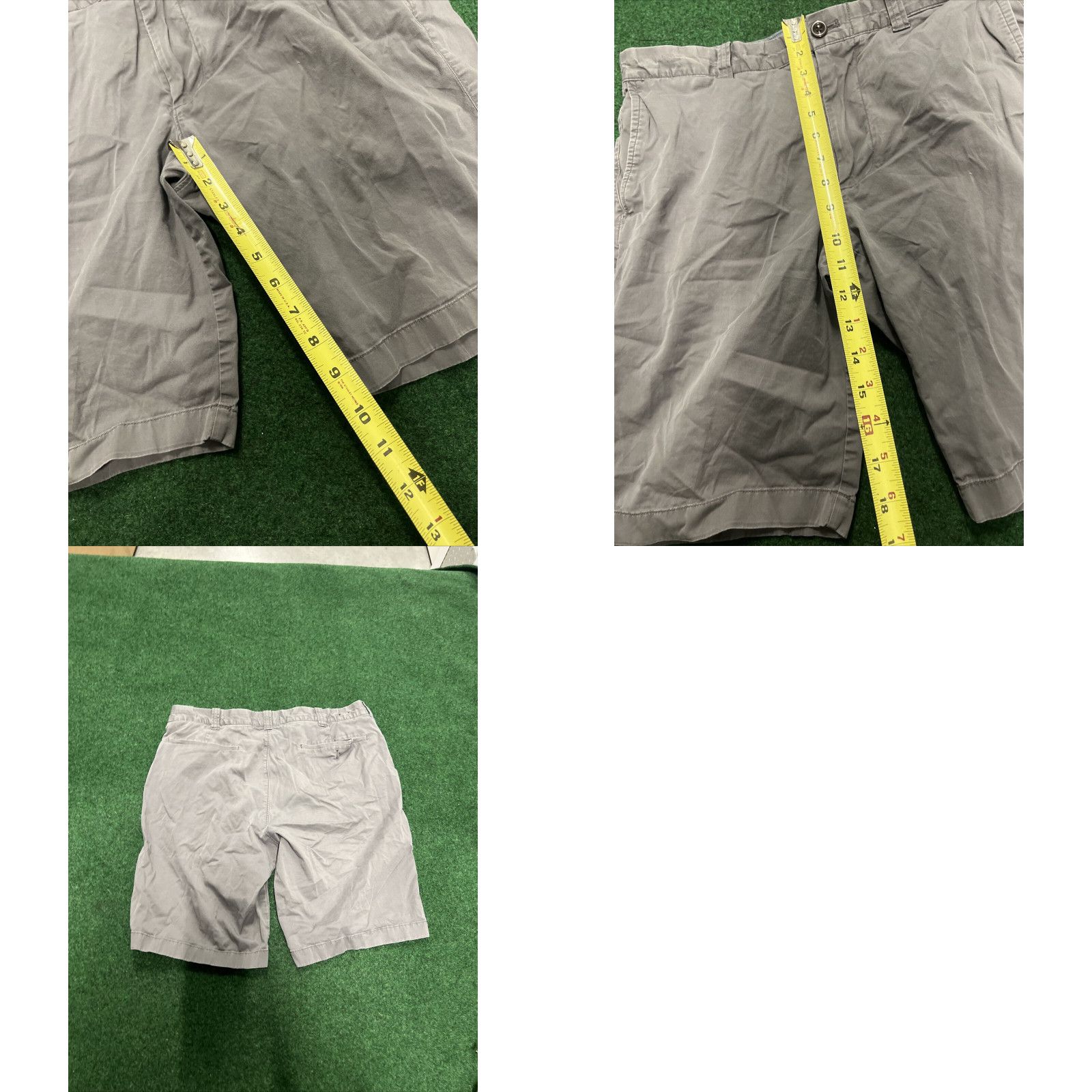 J.Crew J.Crew Shorts Adult 33 Gray Chino Stretch 10.5" Inseam Casual Preppy Mens Size US 33 - 8 Thumbnail