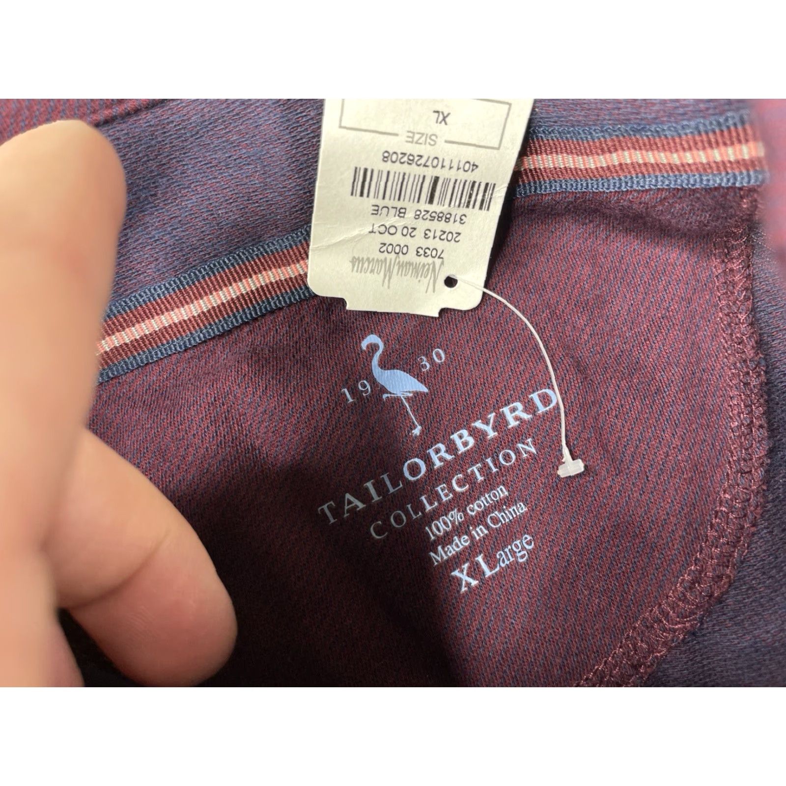 Tailorbyrd TAILORBYRD NWT 1/4 Zip Shirt Multicolor Long Sleeve Golf Casual Pullover Mens XL Size US XL / EU 56 / 4 - 4 Thumbnail
