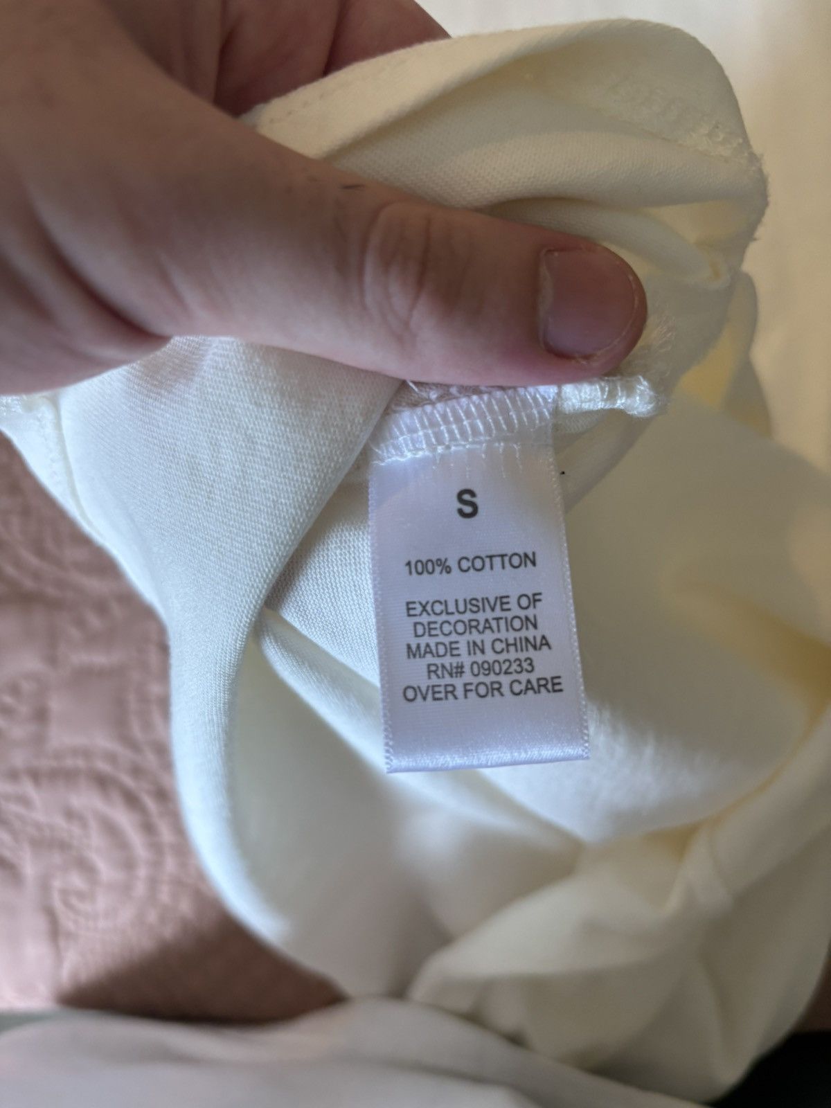 Fear of God F.O.G. x Pacsun white longline tee Size US S / EU 44-46 / 1 - 5 Thumbnail
