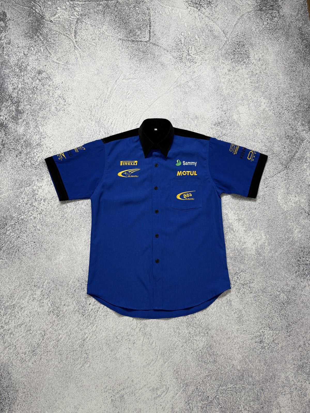 Vintage Vintage Subaru 555 World Rally Team Worker Buttons Shirt Size US M / EU 48-50 / 2 - 1 Thumbnail