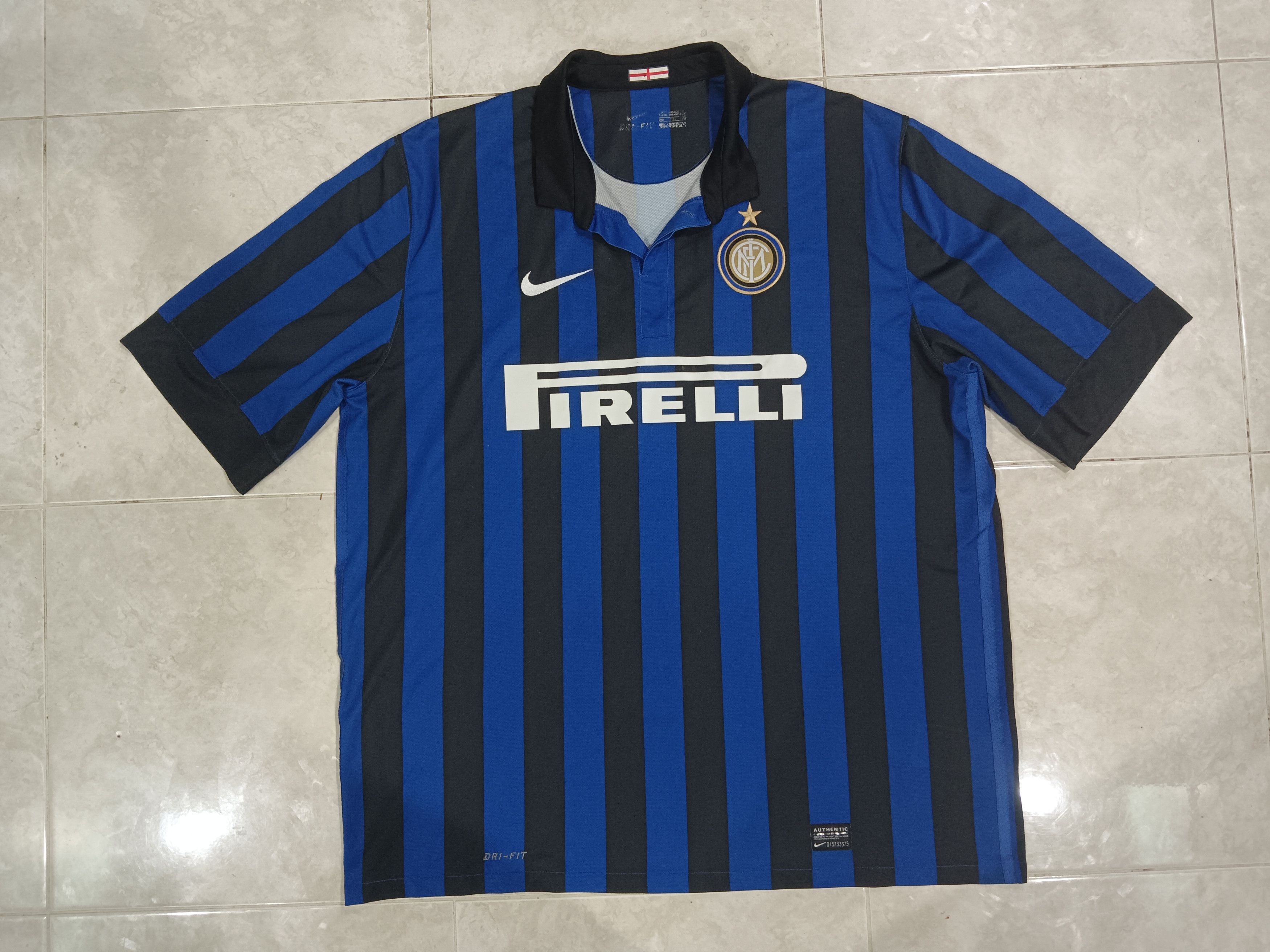 Nike Inter Milan jersey 2011 2012 Size US XXL / EU 58 / 5 - 1 Thumbnail