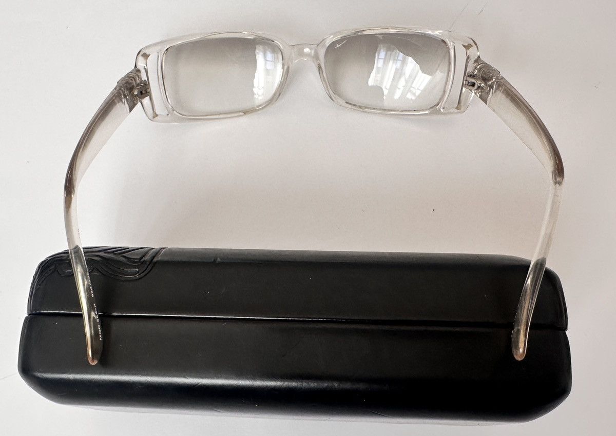 Versace Versace 554-H Rimless Clear Sunglasses (Vintage Y2K Medusa) Size ONE SIZE - 6 Thumbnail