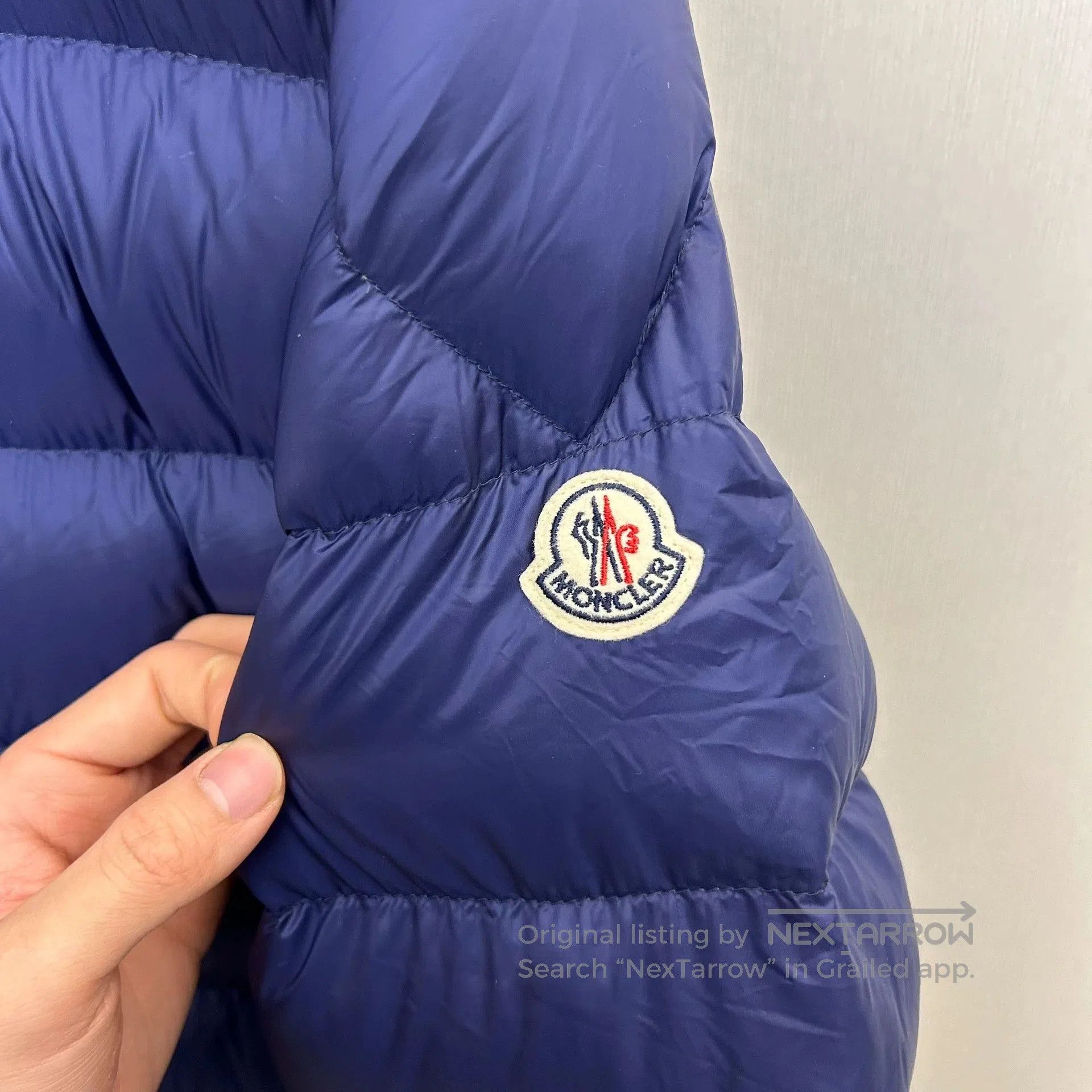 Moncler moncler blue down jacket with rare large size. Size US XXL / EU 58 / 5 - 3 Thumbnail