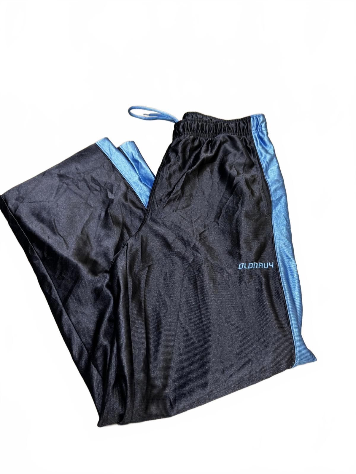 Old Navy Old Navy Athletic Track Pants - Black & Blue Size US 30 / EU 46 - 2 Thumbnail