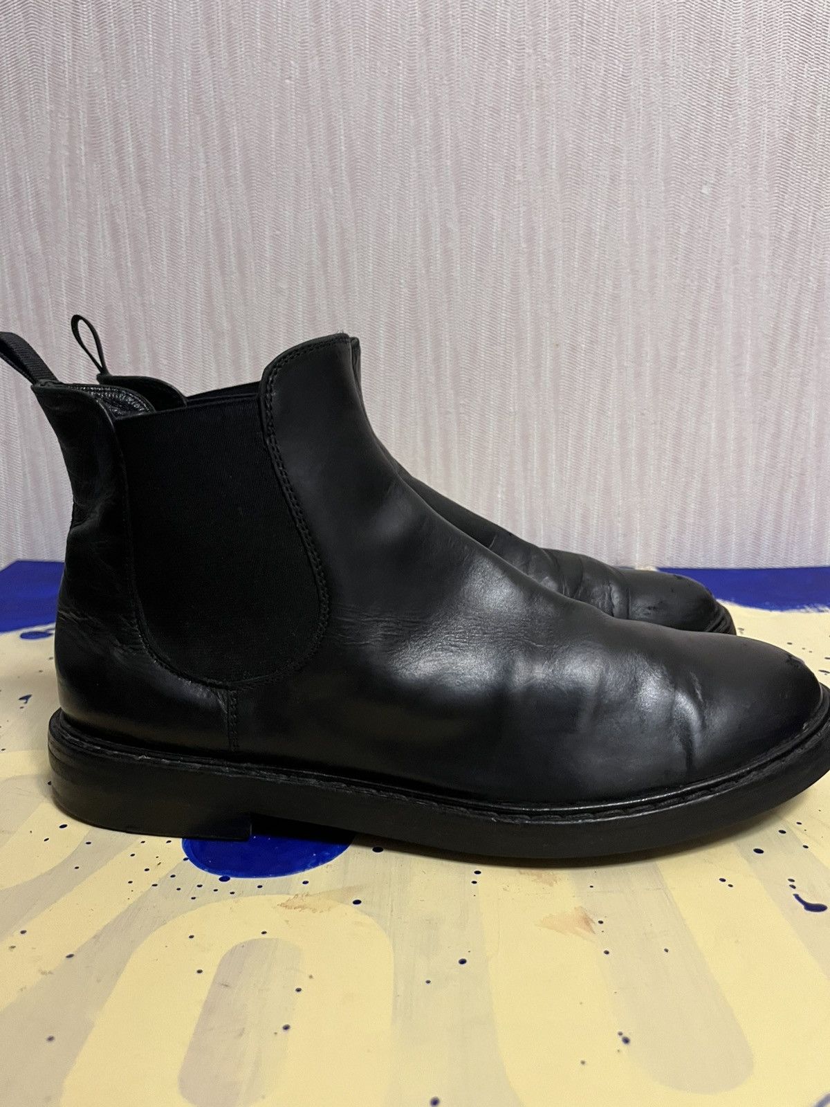 Other vintage black leather chelsea AGL artisan guidi boots Size US 8 / EU 41 - 3 Thumbnail