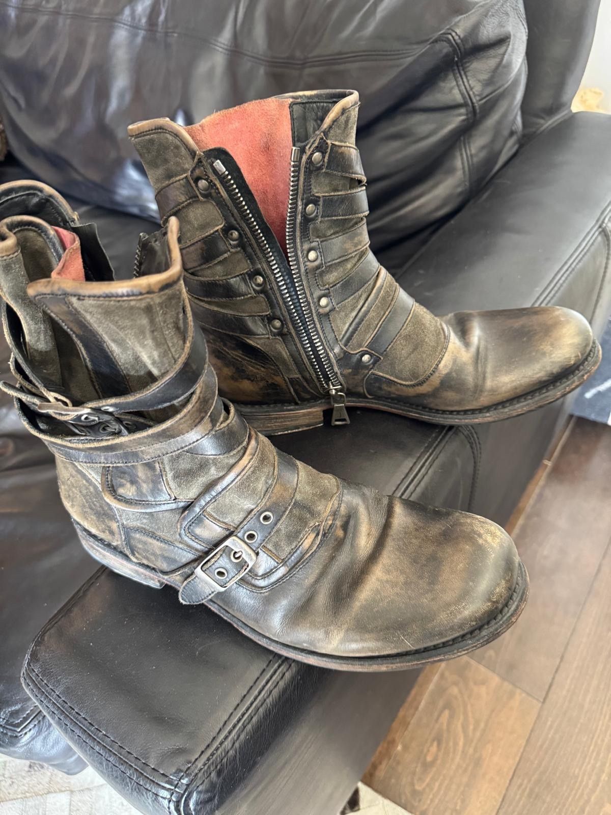 John Varvatos John Varvatos Collection Engineer Triple Buckle Boot Size US 9 / EU 42 - 1 Thumbnail