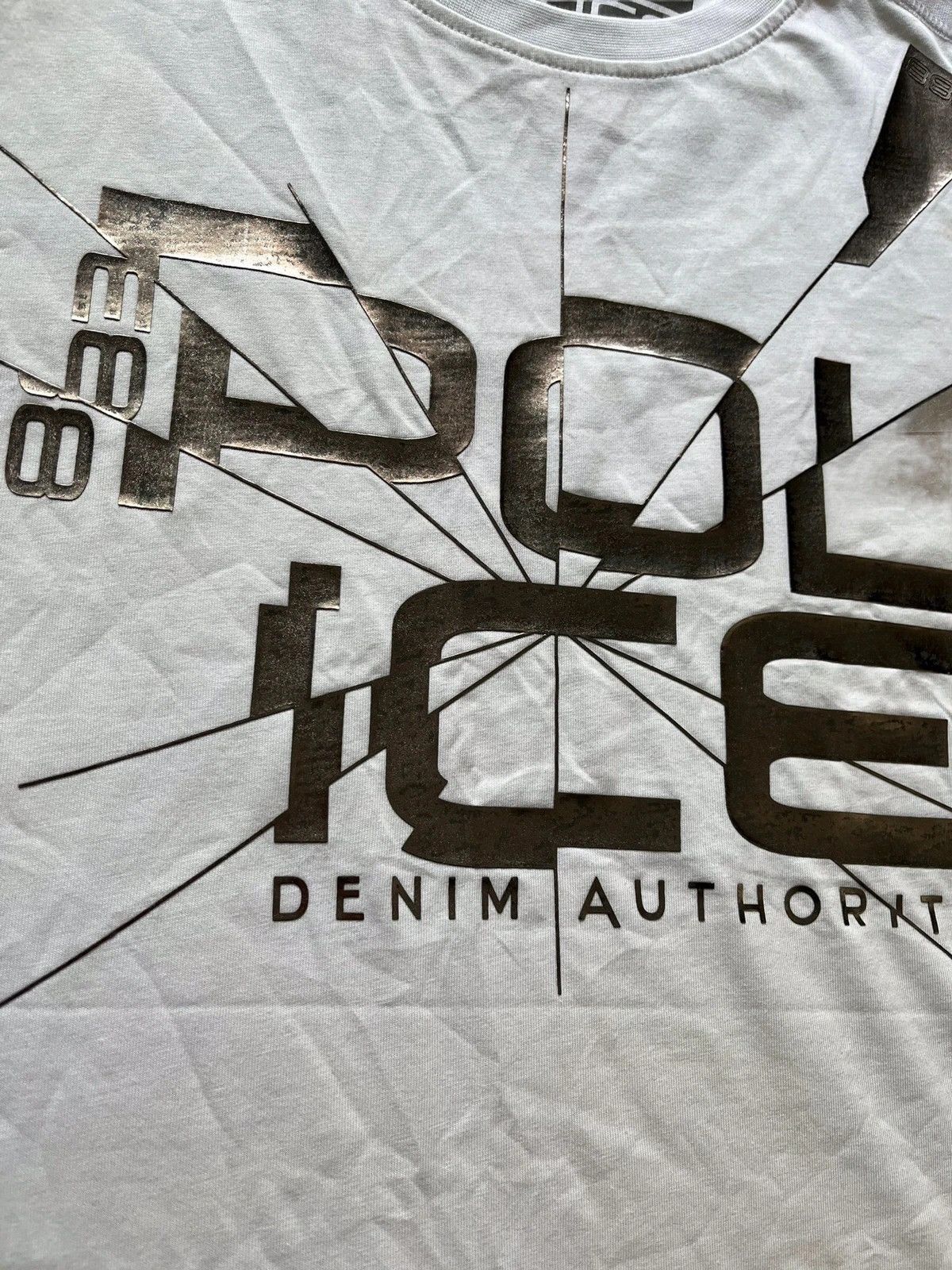 Other Police 883 Denim Luxury T-Shirt Y2K 2000s Size 5 XL Size US XL / EU 56 / 4 - 3 Thumbnail