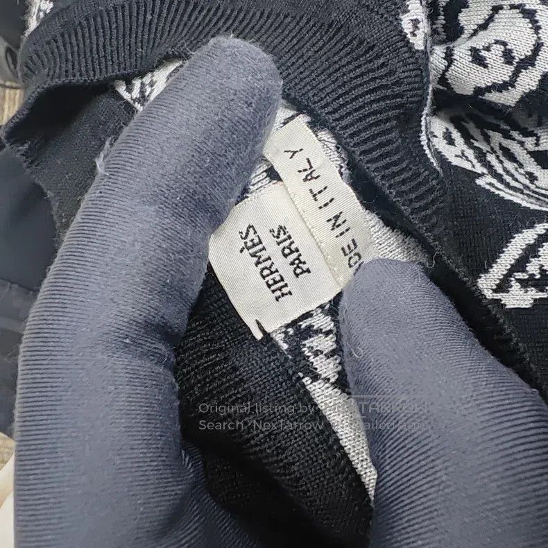 Hermes Equatorial Jungle Series Black and White Leopard Ca