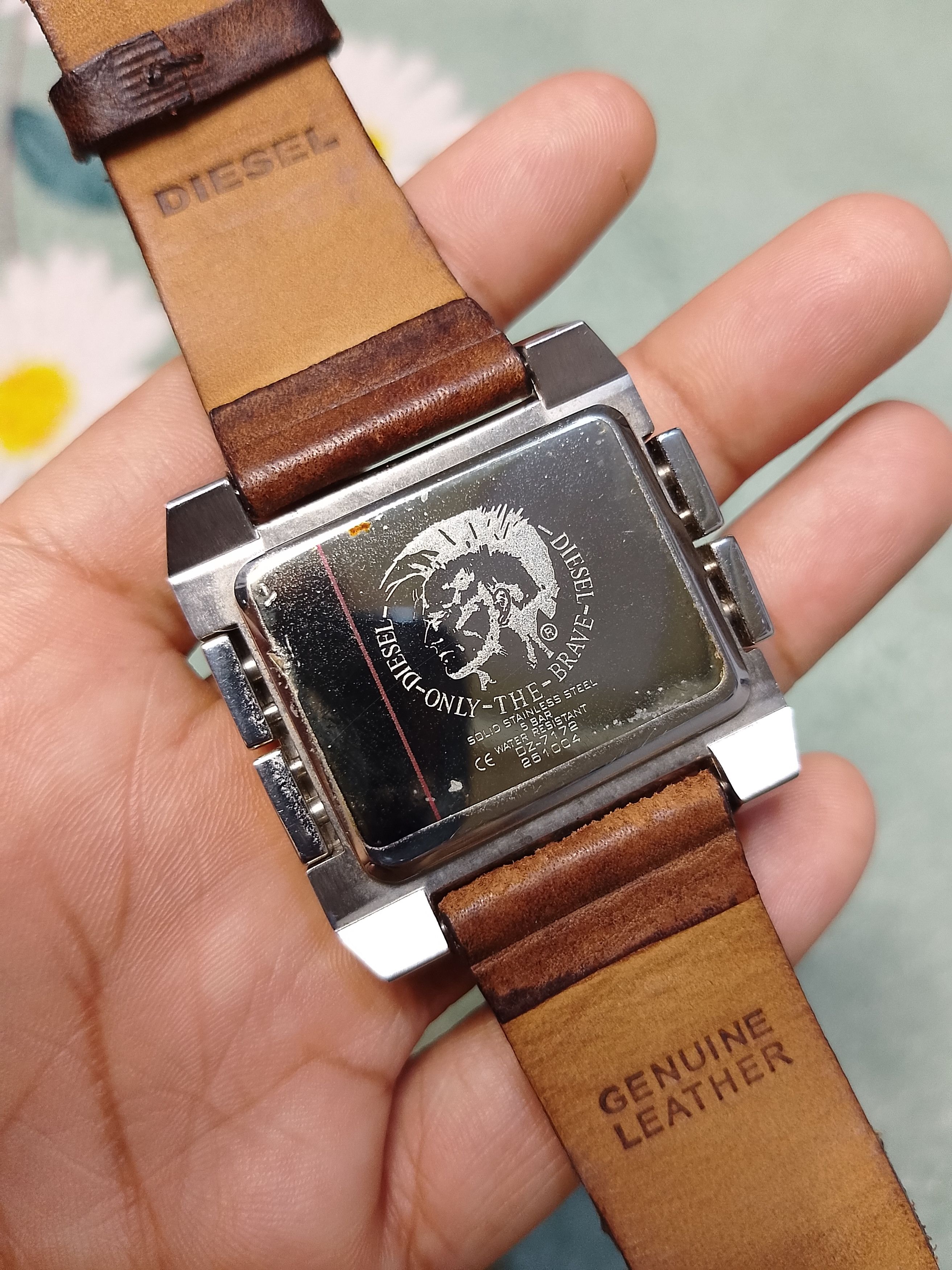 Vintage Y2k Diesel DZ - 7172 Digital Watch