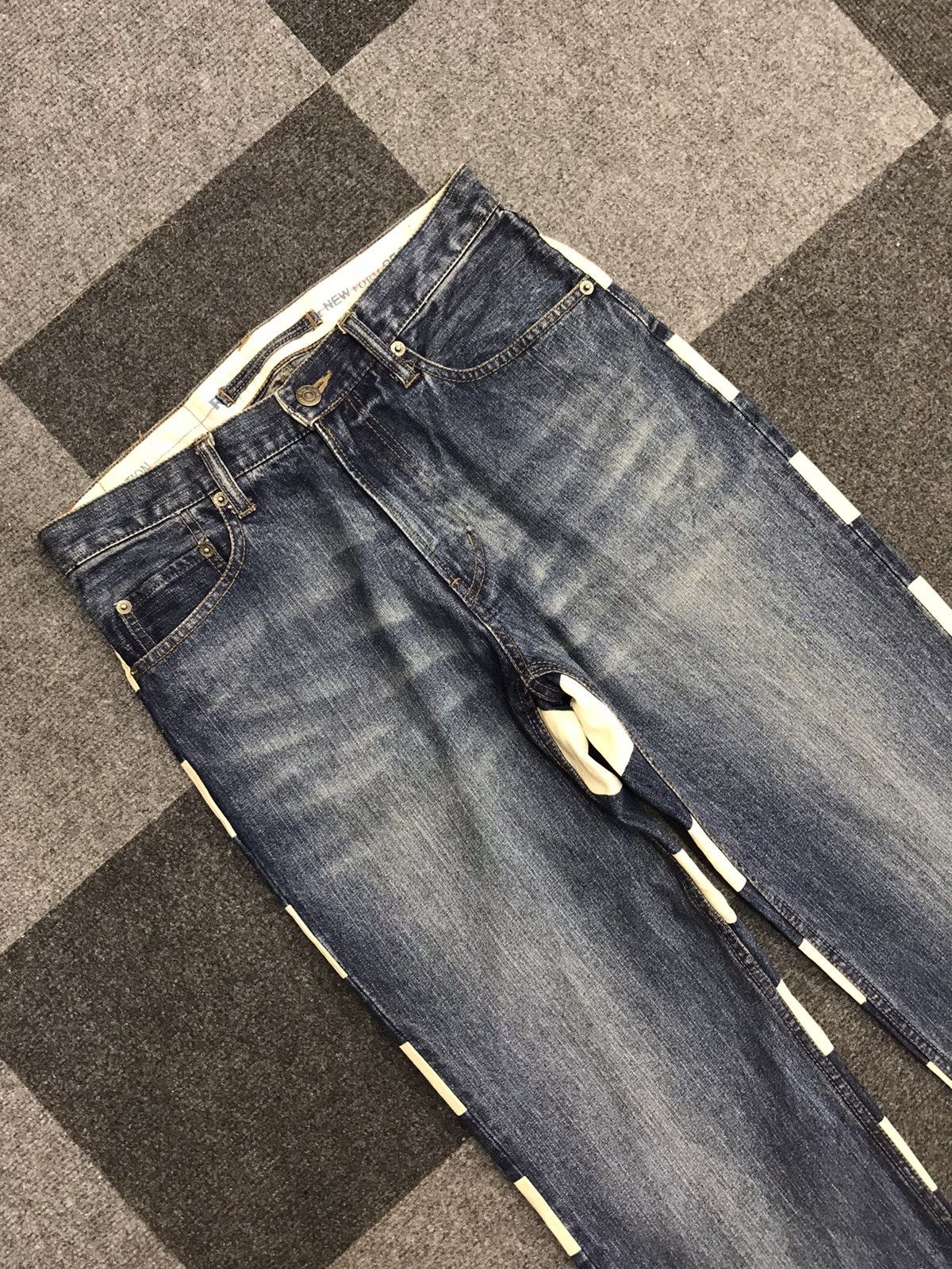 Japanese Brand Very Rare Archival 20th Anniversary PPFM Prisoner Jeans Size US 30 / EU 46 - 3 Thumbnail