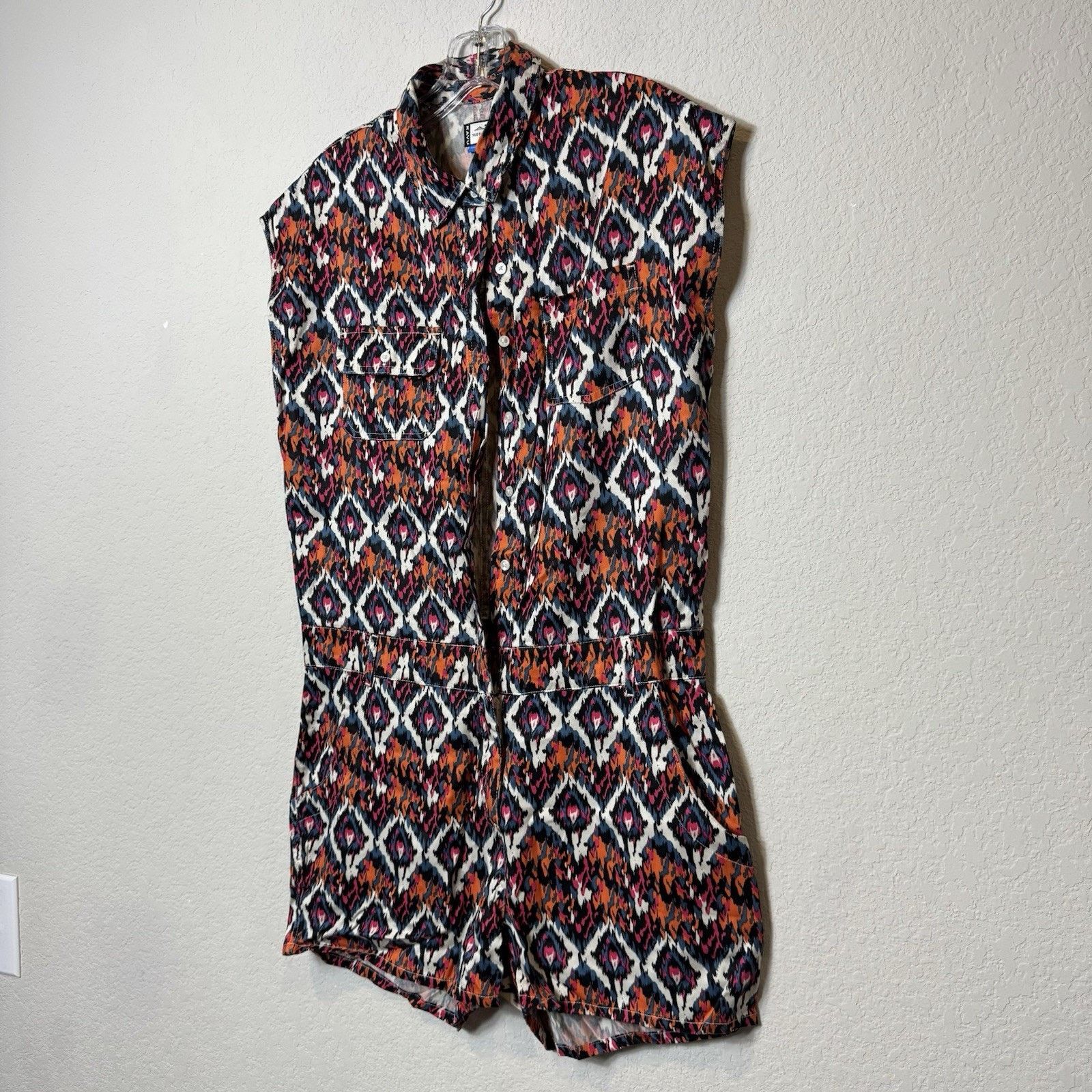 KAVU Kavu Freeland Desert Paint Sleeveless Romper Women’s S New! Size 27" / US 4 / IT 40 - 7 Thumbnail