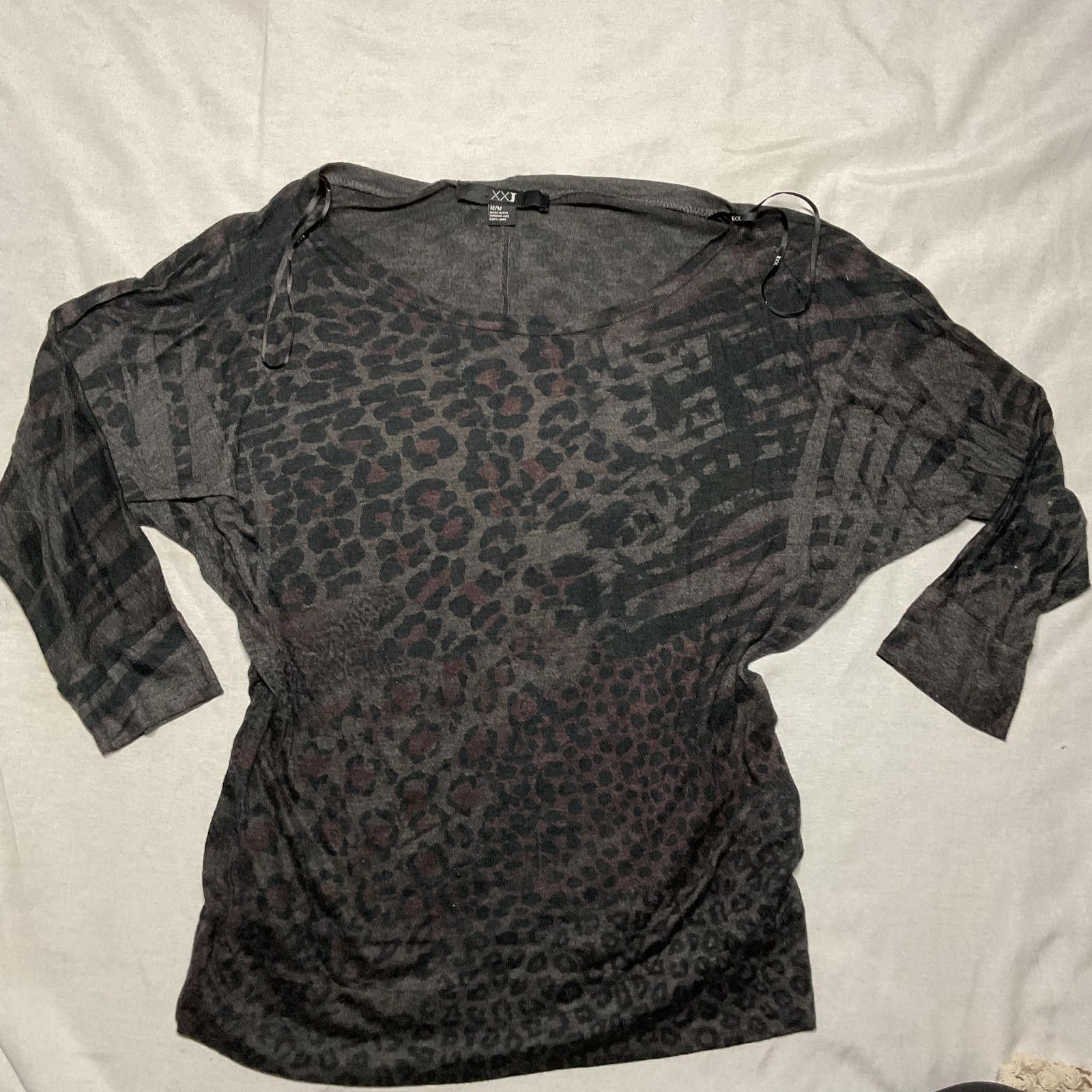 Other y2k f21 leopard half sleeve Size M / US 6-8 / IT 42-44 - 1 Thumbnail