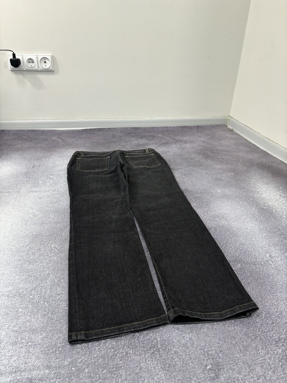 GF Ferre Vintage Gianfranco Ferre Black Italian Luxury Denim Jeans Size US 31 - 11 Thumbnail