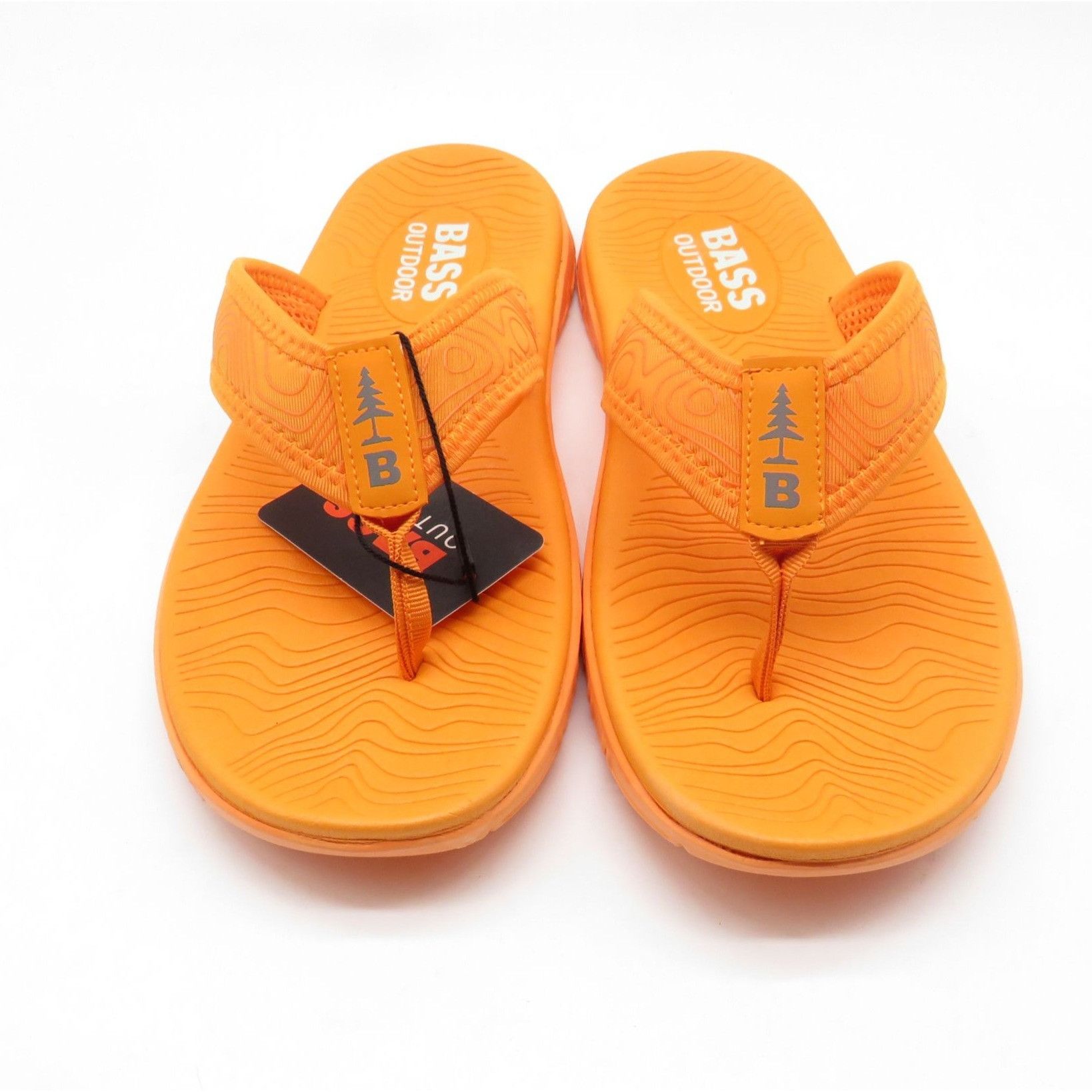 Other Bass Outdoor Men's Orange Flip-Flops Comfortable Durable Siz Size US 9 / EU 42 - 2 Thumbnail