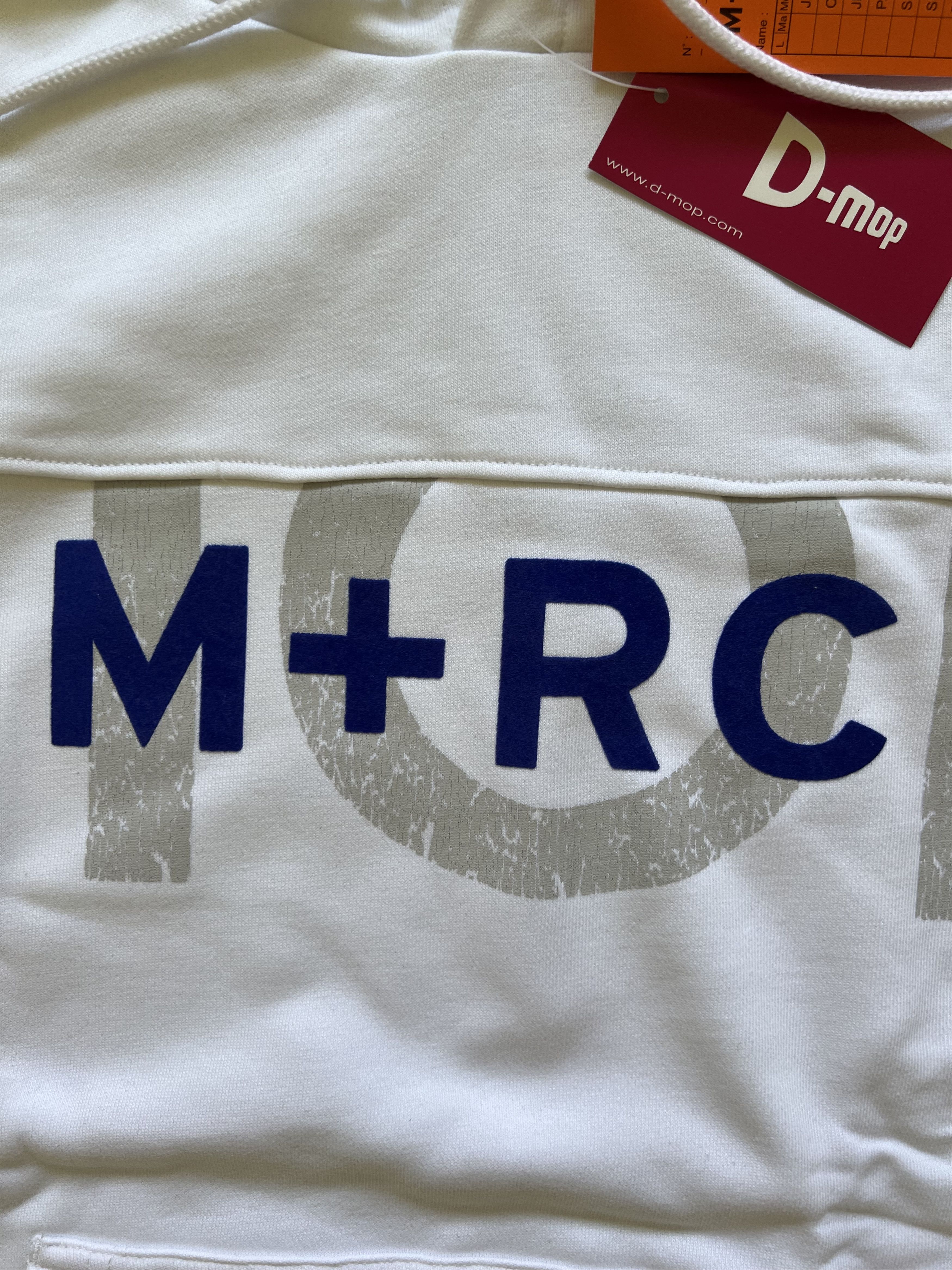 M+Rc Noir 💚 M+RC Noir Big Logo Hoodie White Large NEW Size US L / EU 52-54 / 3 - 9 Thumbnail