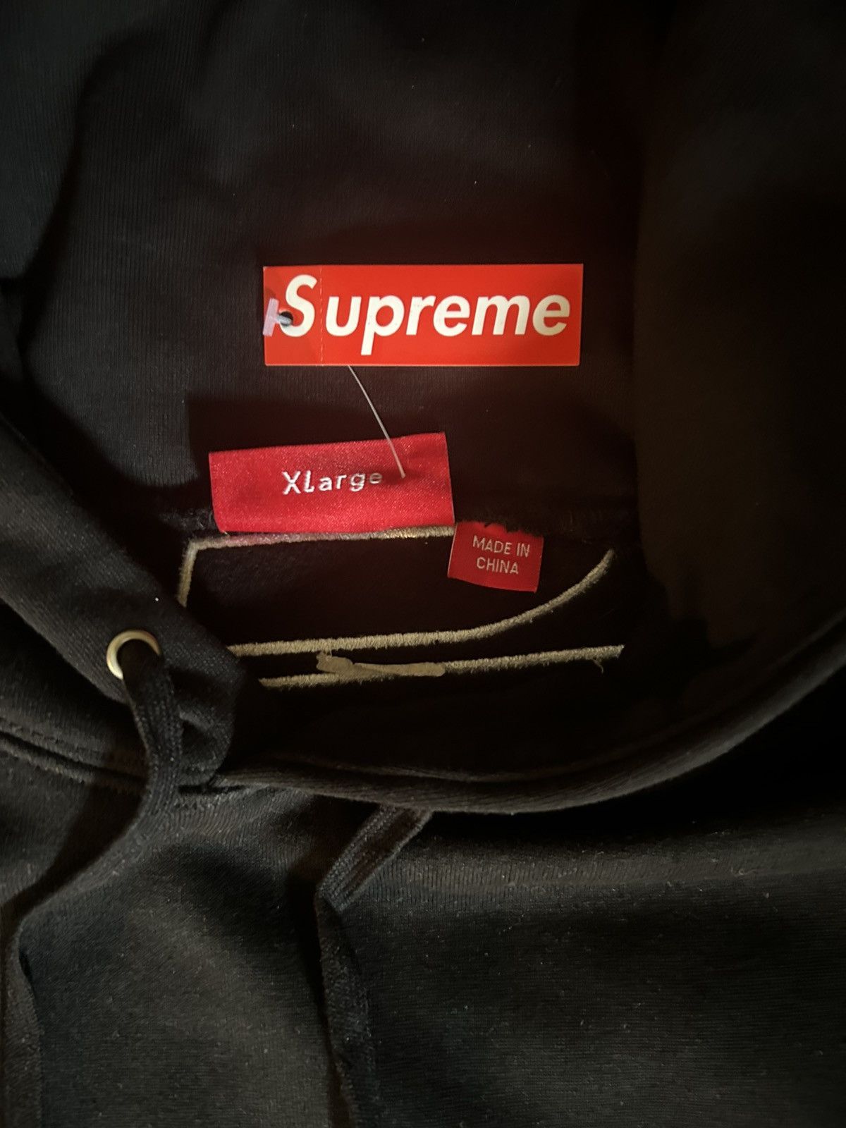 Supreme Supreme Satin Applique Hoodie Size US XL / EU 56 / 4 - 4 Thumbnail