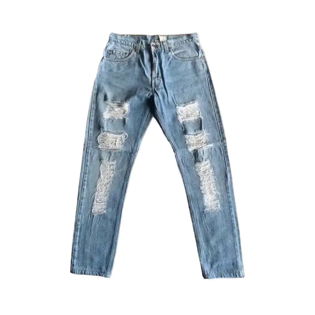 Levi's DESTROYED!VTG LEVI’S 550 JEAN LEVIS DENIM RELAXED FIT PANTS Size US 30 / EU 46 - 1 Thumbnail