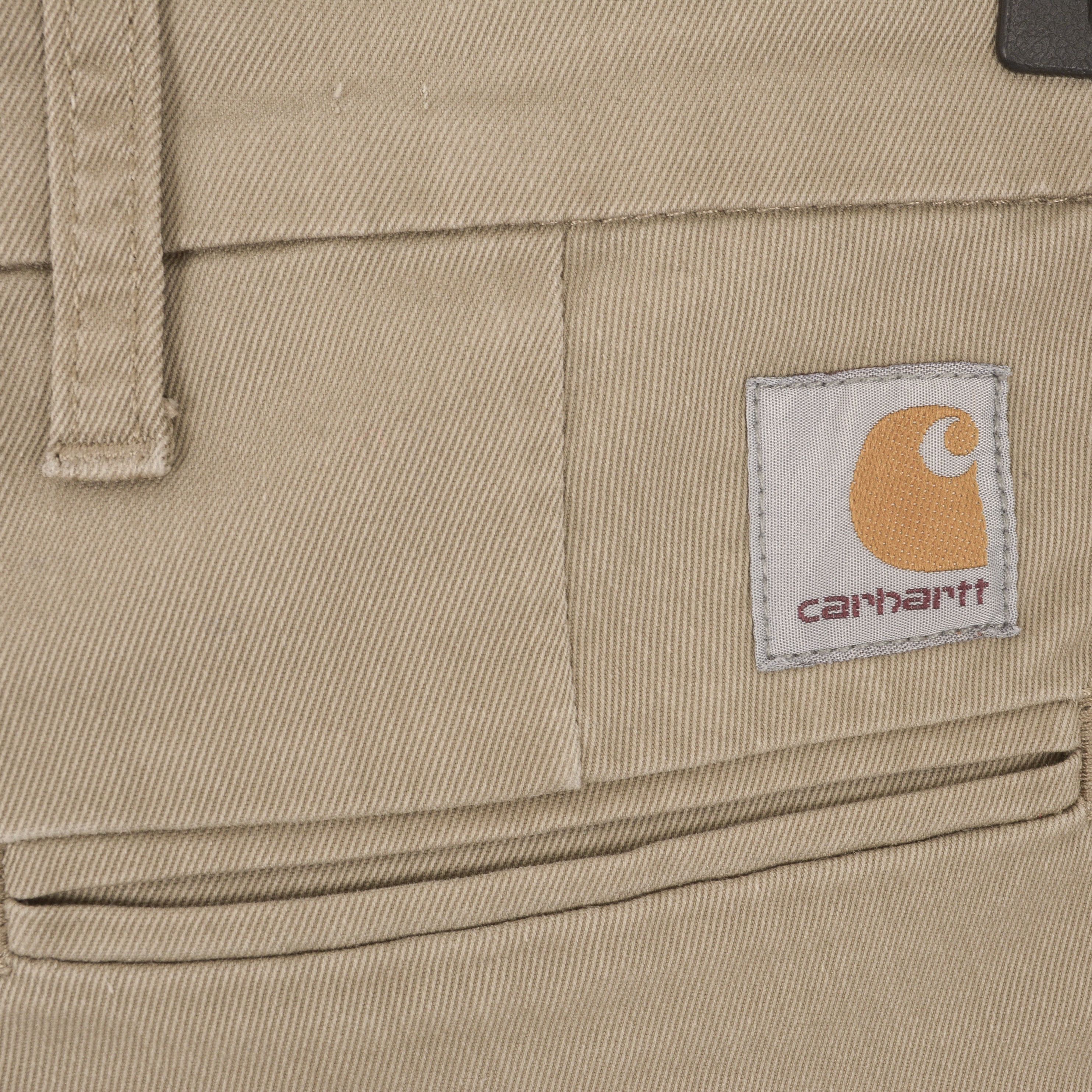 Carhartt Sid Pant Men W30 L32 Slim Tapered Fit Trousers Stretch Beige Size US 30 / EU 46 - 4 Thumbnail