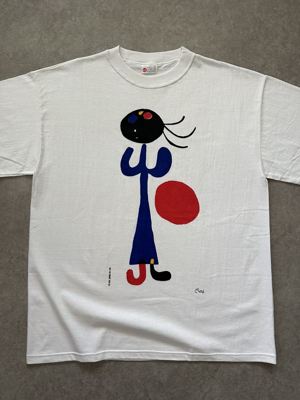 Vintage Vintage Joan Miro Art Shirt 90’s Obscure Graphic Tee Size US XL / EU 56 / 4 - 3 Thumbnail