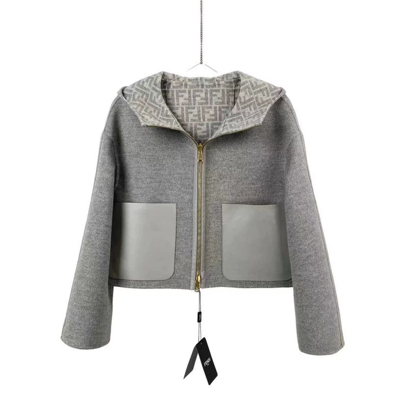 Fendi Fendi size 38 Old flower full-printed double-sided coat Size US XXS / EU 40 - 3 Thumbnail