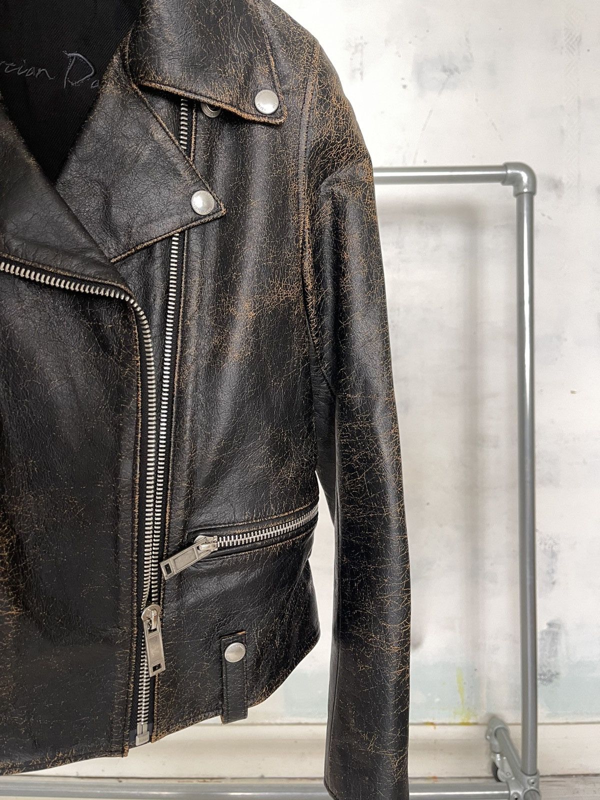 Christian Dada Christian Dada Leather Jacket Size XS / US 0-2 / IT 36-38 - 5 Thumbnail