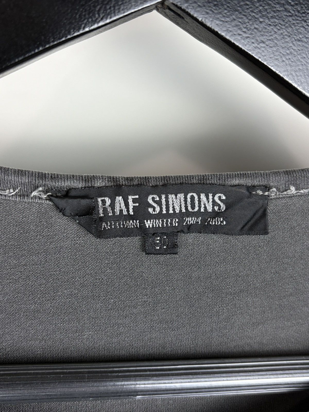 Raf Simons AW04 Raf Simons Waves Rave Signal Gray Longsleeve Tshirt Size US M / EU 48-50 / 2 - 9 Thumbnail