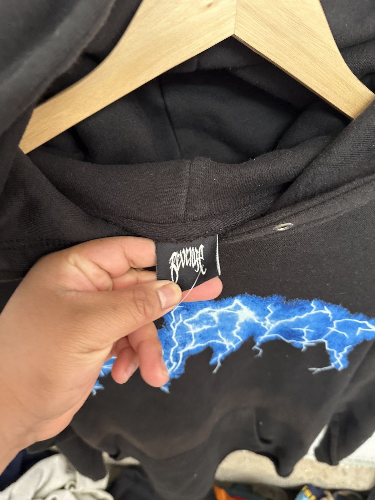 Revenge Revenge anarchy lightning hoodie Size US M / EU 48-50 / 2 - 4 Thumbnail