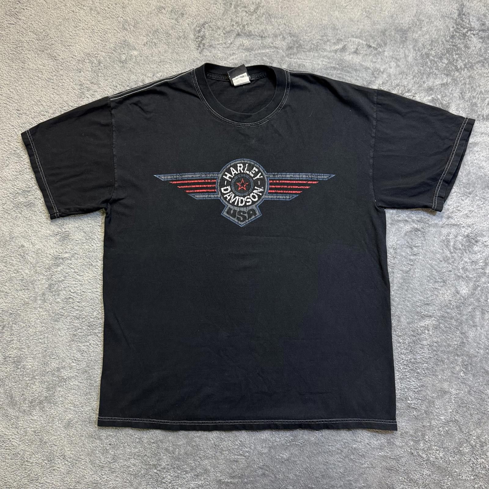 Harley Davidson Vintage Harley Davidson Biker T-Shirt Size US L / EU 52-54 / 3 - 1 Thumbnail