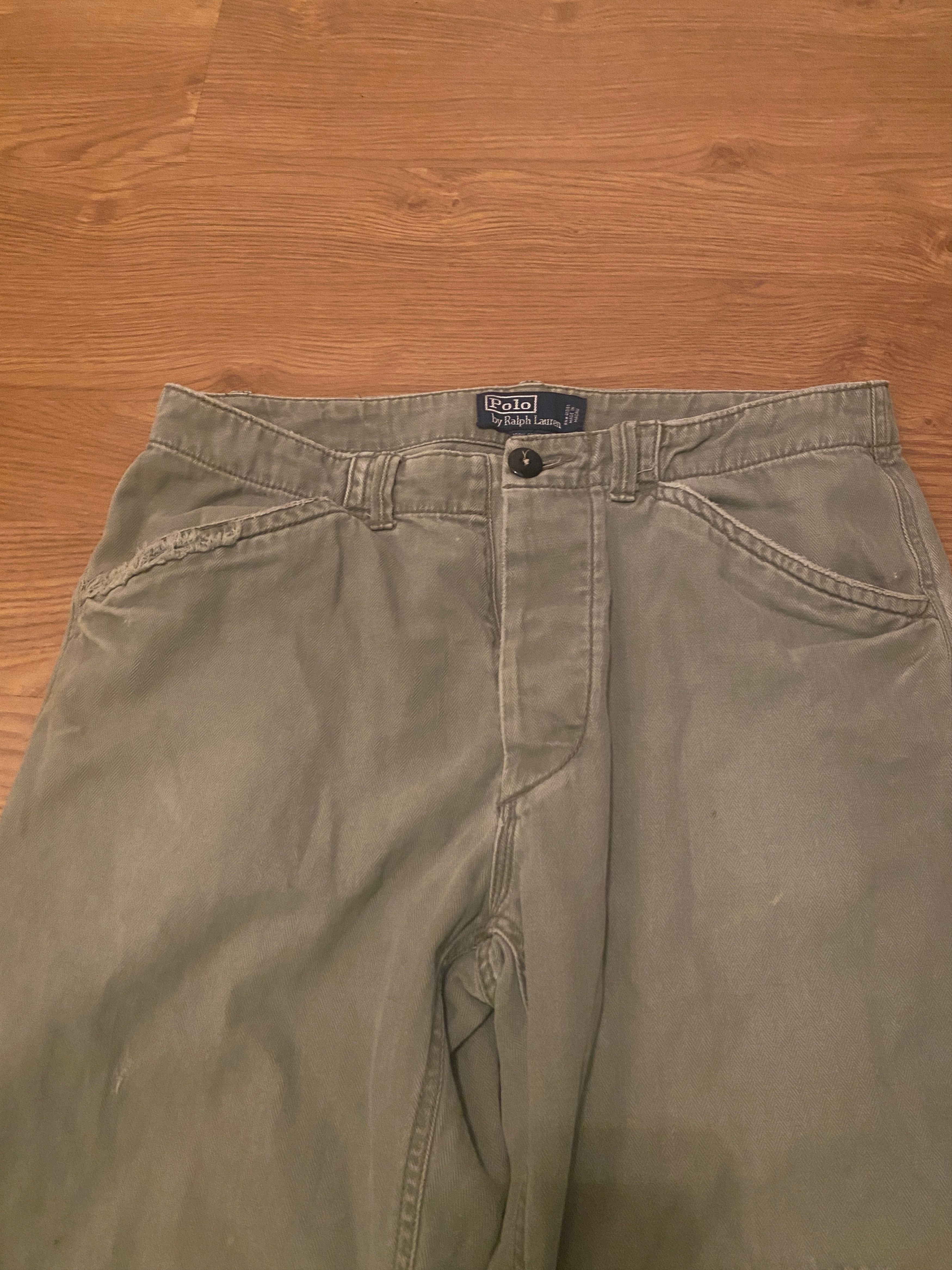 Polo Ralph Lauren × Vintage Vintage Light Green Pants by Polo Ralph Lauren Size US 32 / EU 48 - 5 Thumbnail