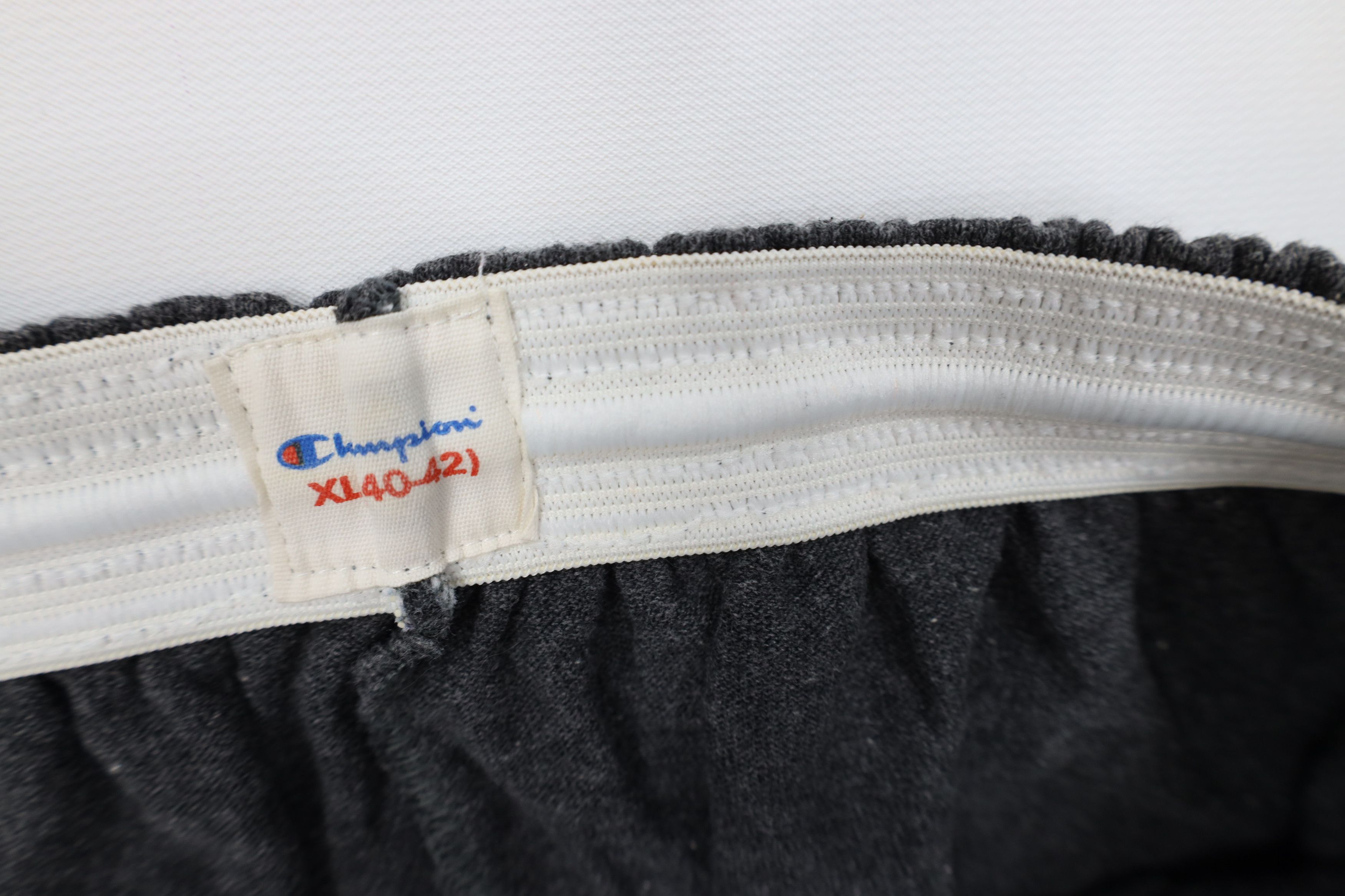 Champion Vintage 90s Champion Spell Above Knee Shorts Charcoal Gray Size US 36 / EU 52 - 7 Thumbnail