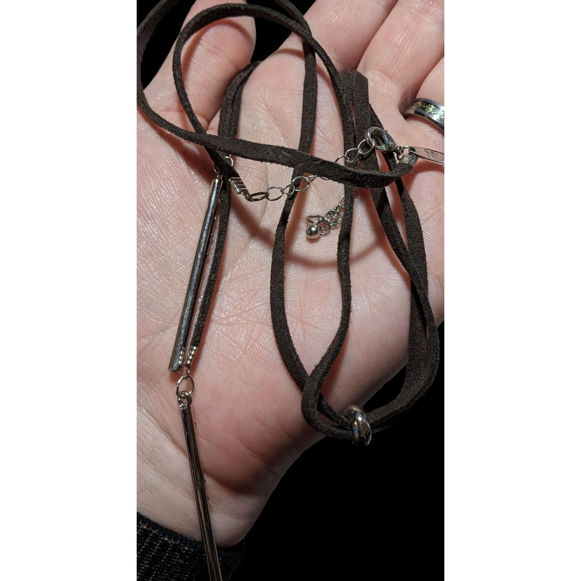 Other NY Collection Faux Leather Bolo Charm Necklace Size ONE SIZE - 3 Thumbnail