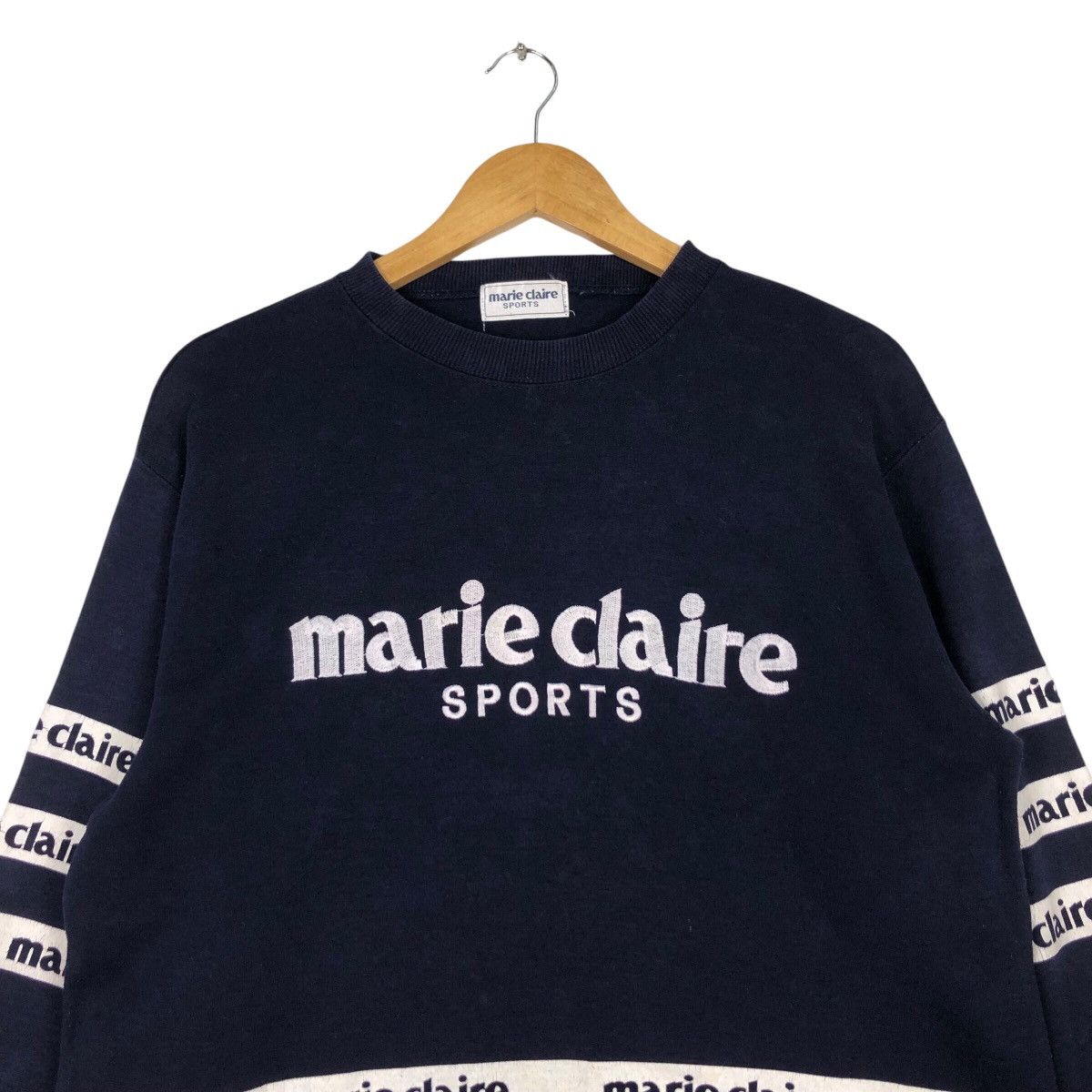 Japanese Brand × Vintage Vintage Marie Claire Sweatshirt Full Print Rare 90s Size US M / EU 48-50 / 2 - 2 Thumbnail